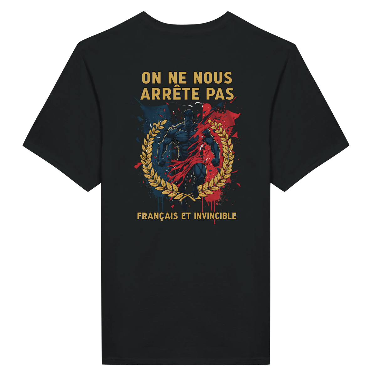 T-shirt Homme « On Nous Arrête Pas » - Classique Ras du Cou Gildan 64000