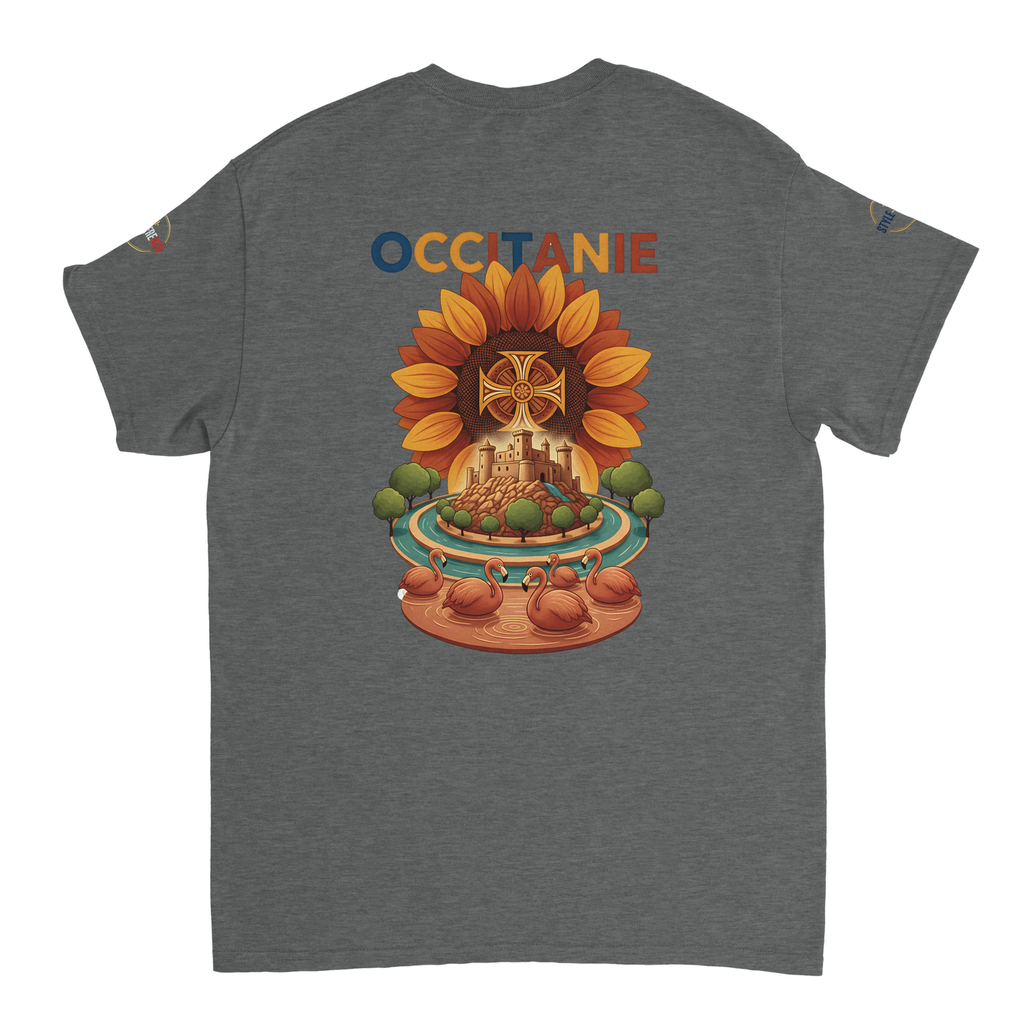 T-shirt Unisexe Occitanie – Coton Épais Premium