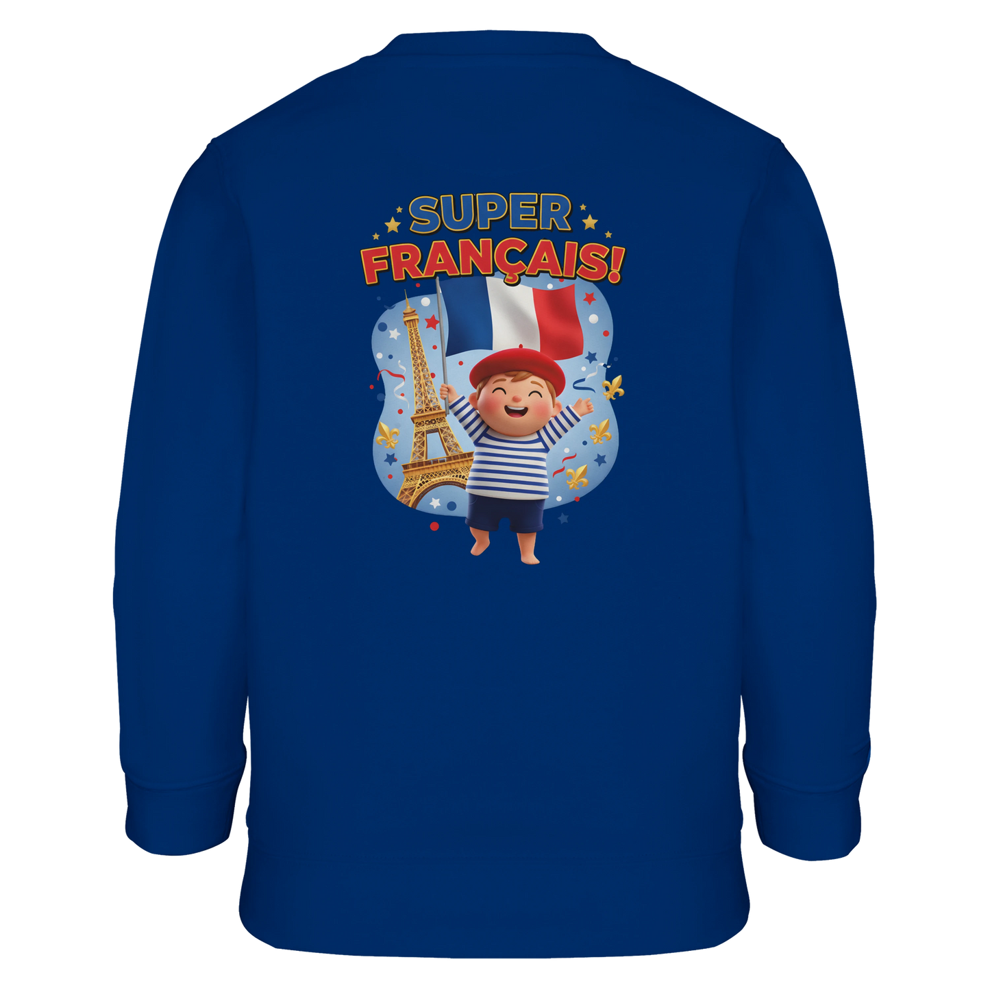 Sweat-shirt Enfant Éco-Responsable - Design Super Français