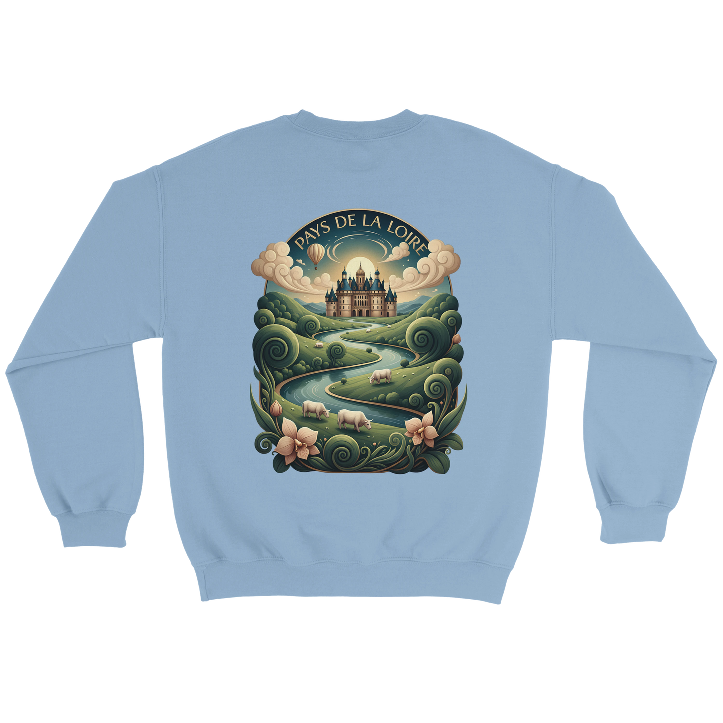 Sweat-shirt Unisexe Pays de la Loire – Confort Premium et Coupe Classique