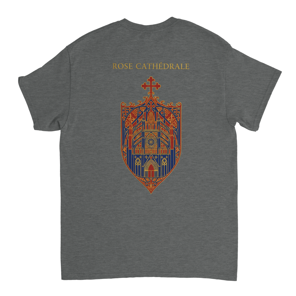 T-Shirt Femme Rose Cathédrale | Gildan 5000 Coton Épais