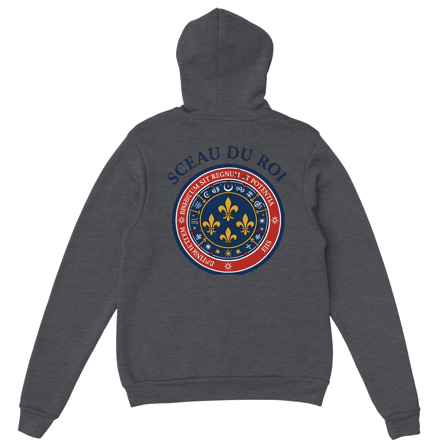 Sweat à capuche Le Sceau du Roi pour homme – Hoodie premium en coton mélangé