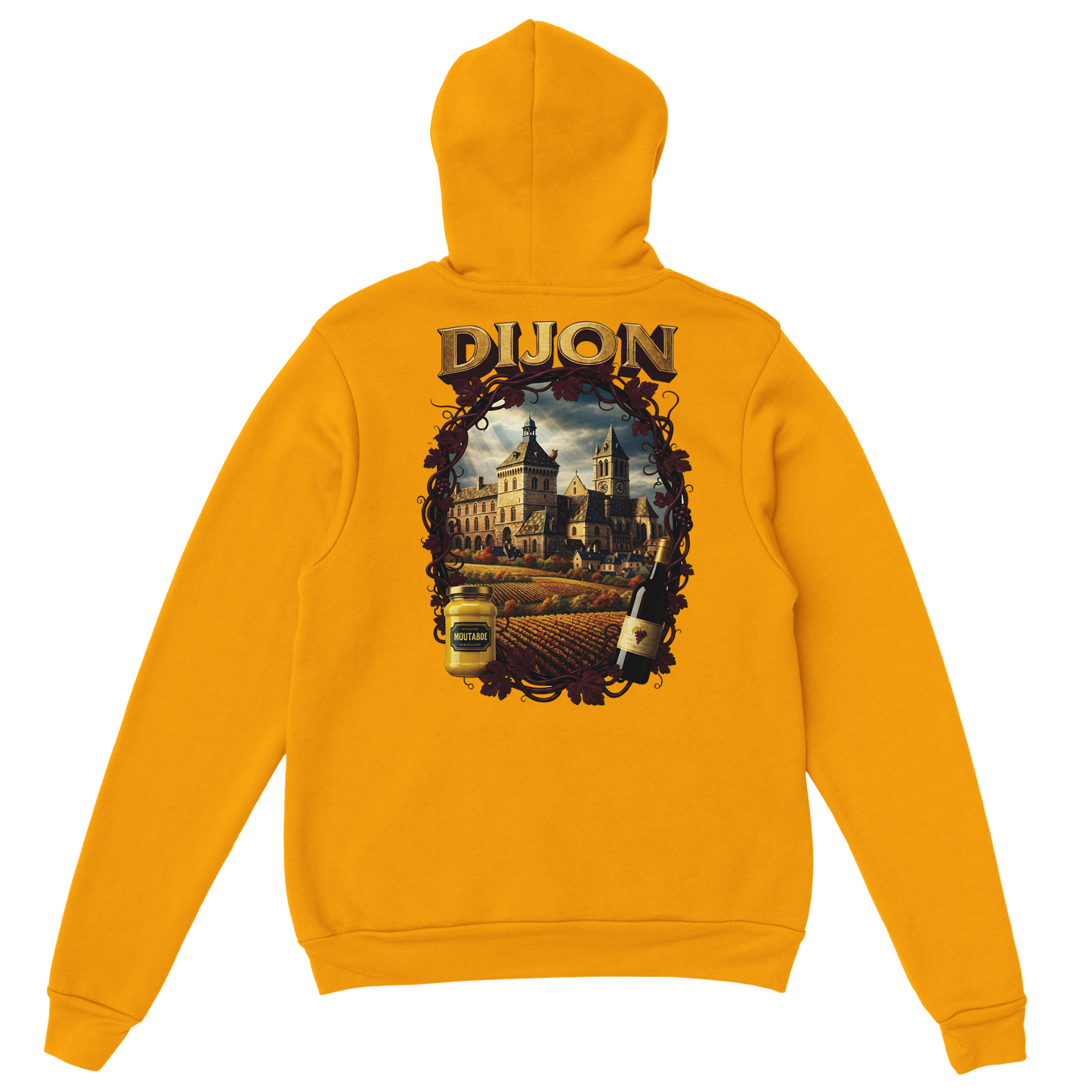 Sweat à Capuche Unisexe Dijon – Ville de France – Confort Premium