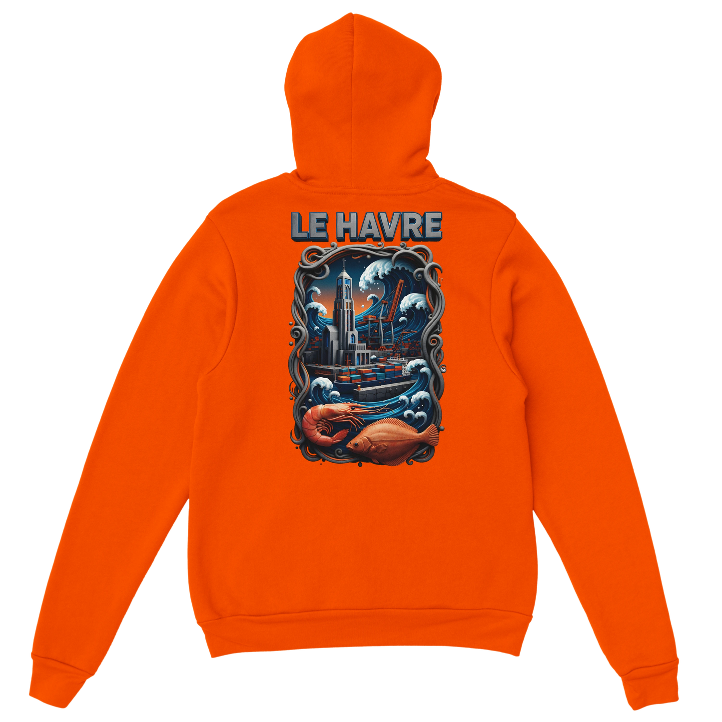 Sweat à Capuche Unisexe Le Havre – Hoodie Confortable et Résistant