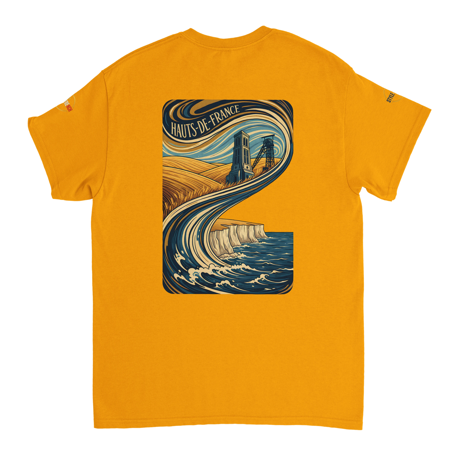 T-shirt Unisexe Haut de France - Coton Épais Premium