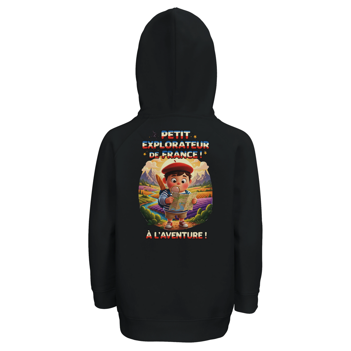 Sweat à Capuche Enfant Petit Explorateur - Coton Bio et Durable