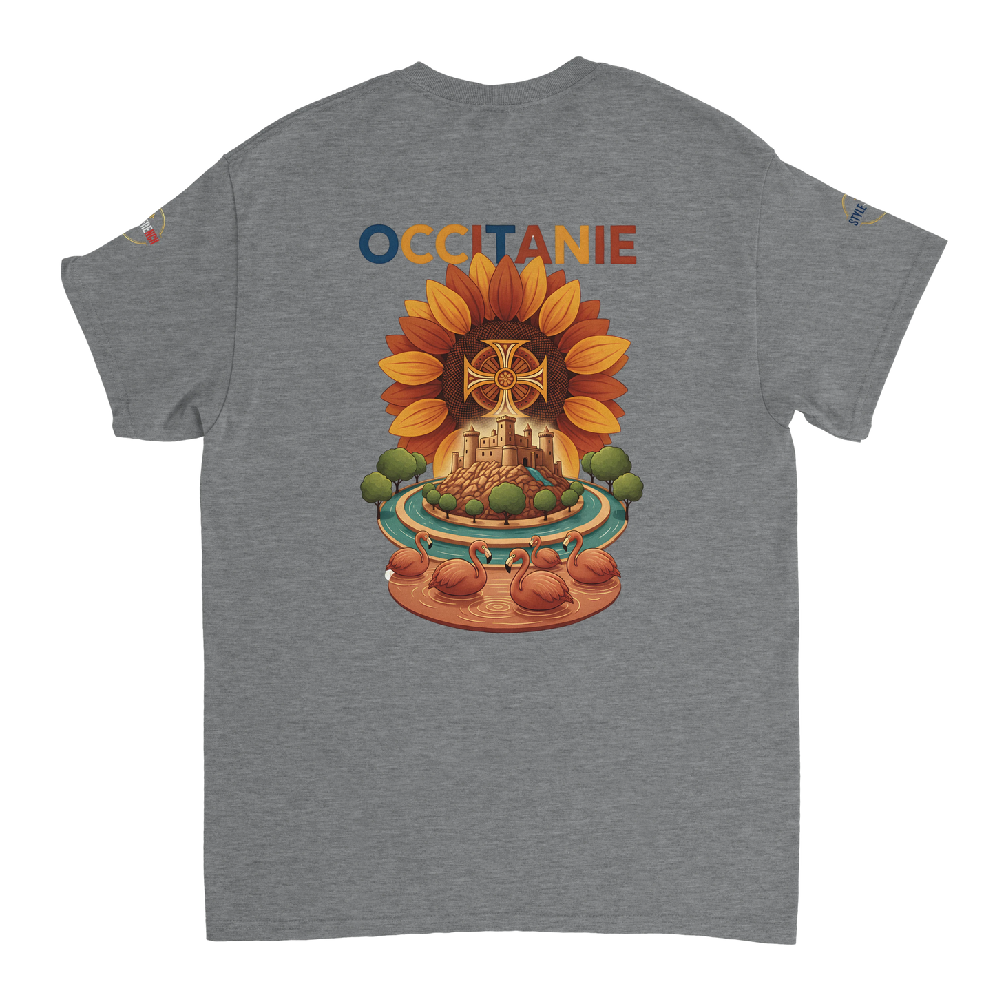 T-shirt Unisexe Occitanie – Coton Épais Premium