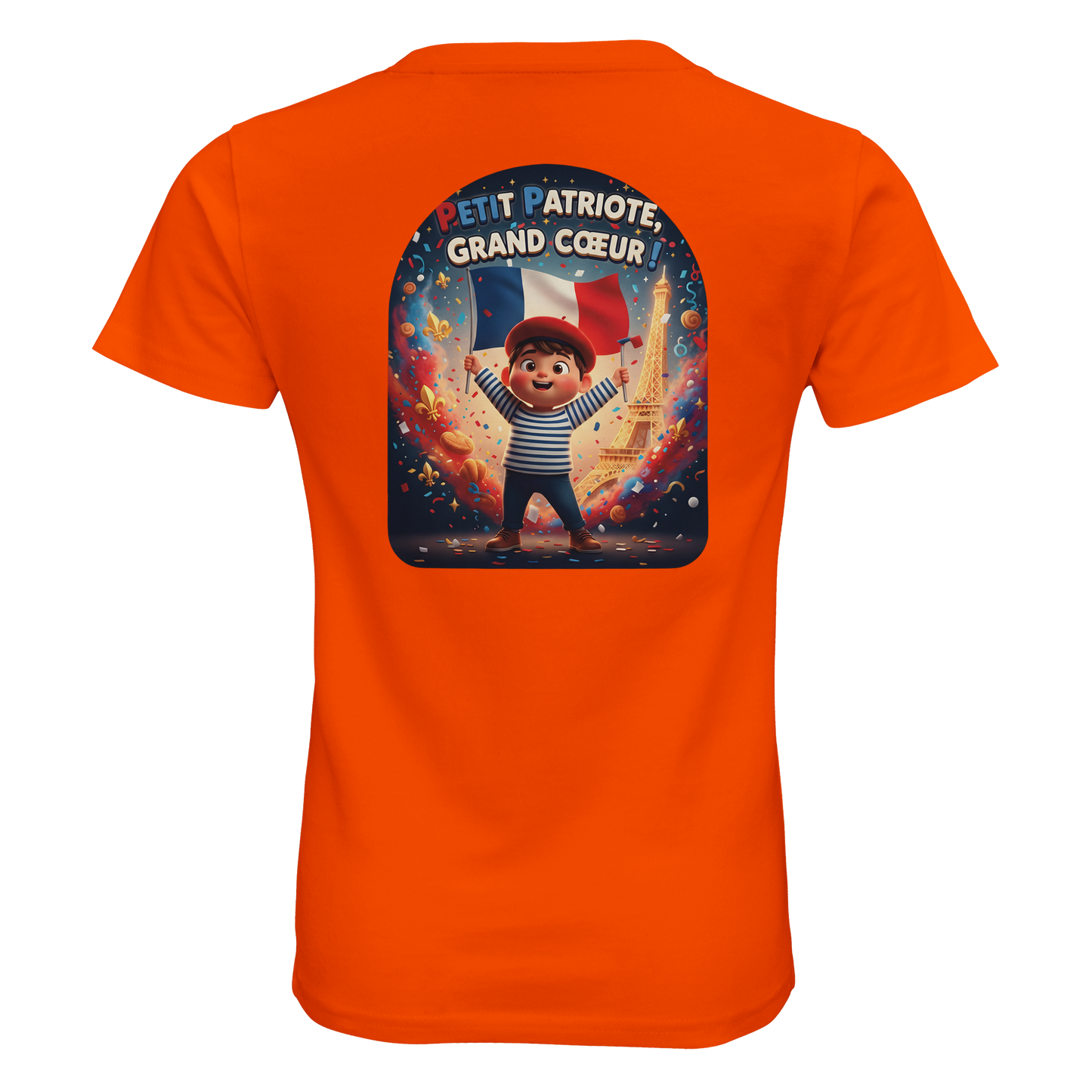 T-shirt Garçon Petit Patriote - Coton Bio Premium