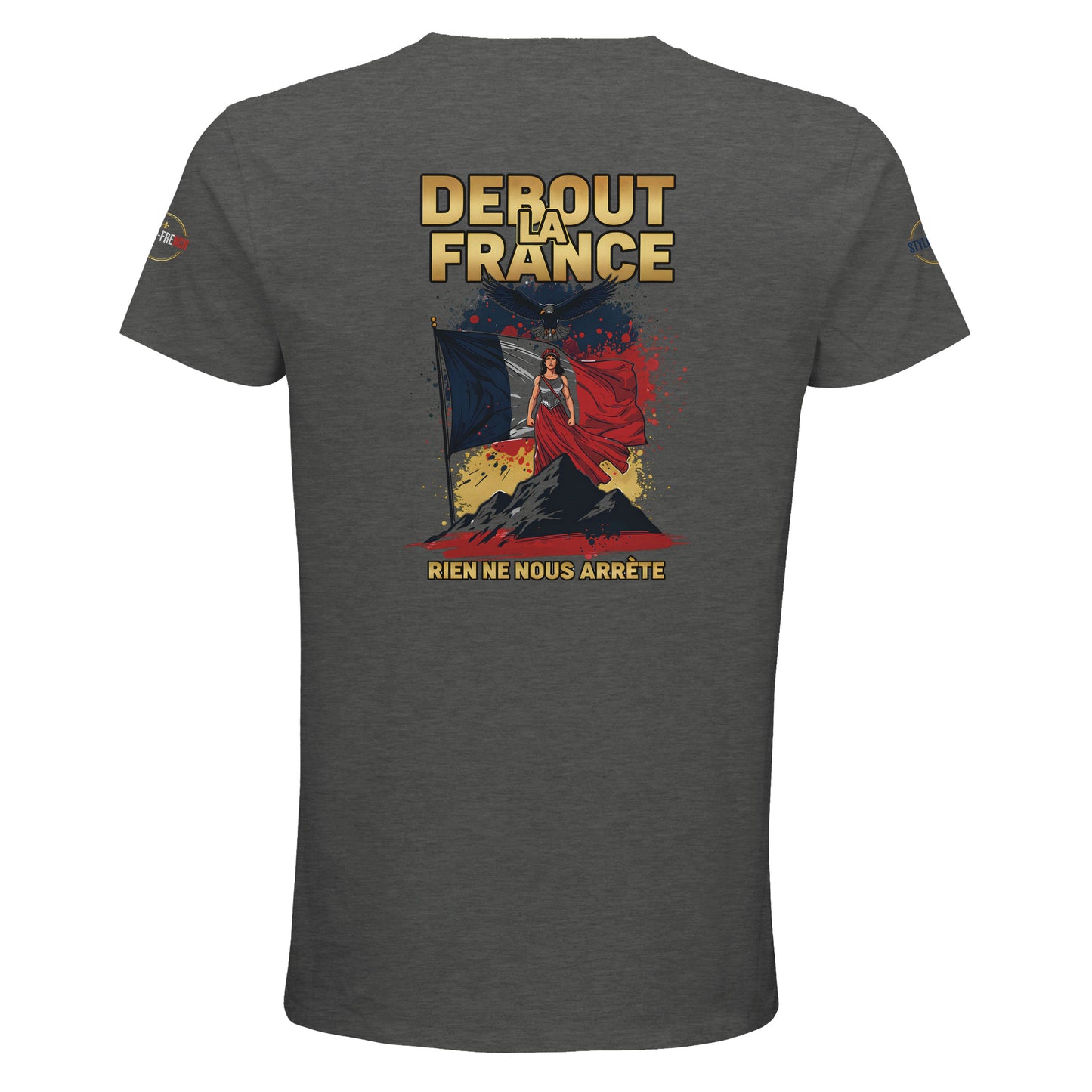 T-shirt Femme Debout la France – 100% Coton Bio