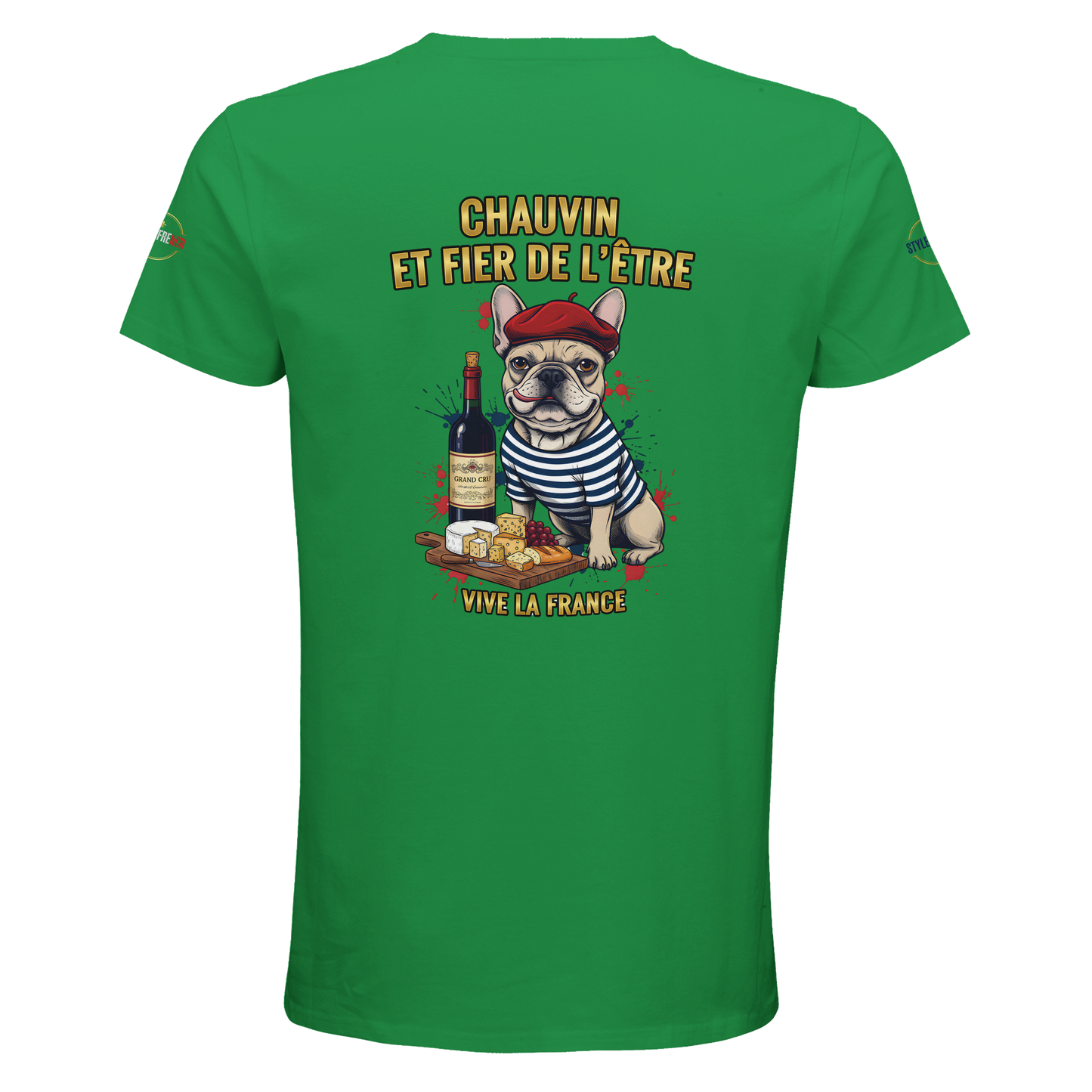 T-shirt Homme Chauvin et Fier de l'Être - 100% Coton Bio