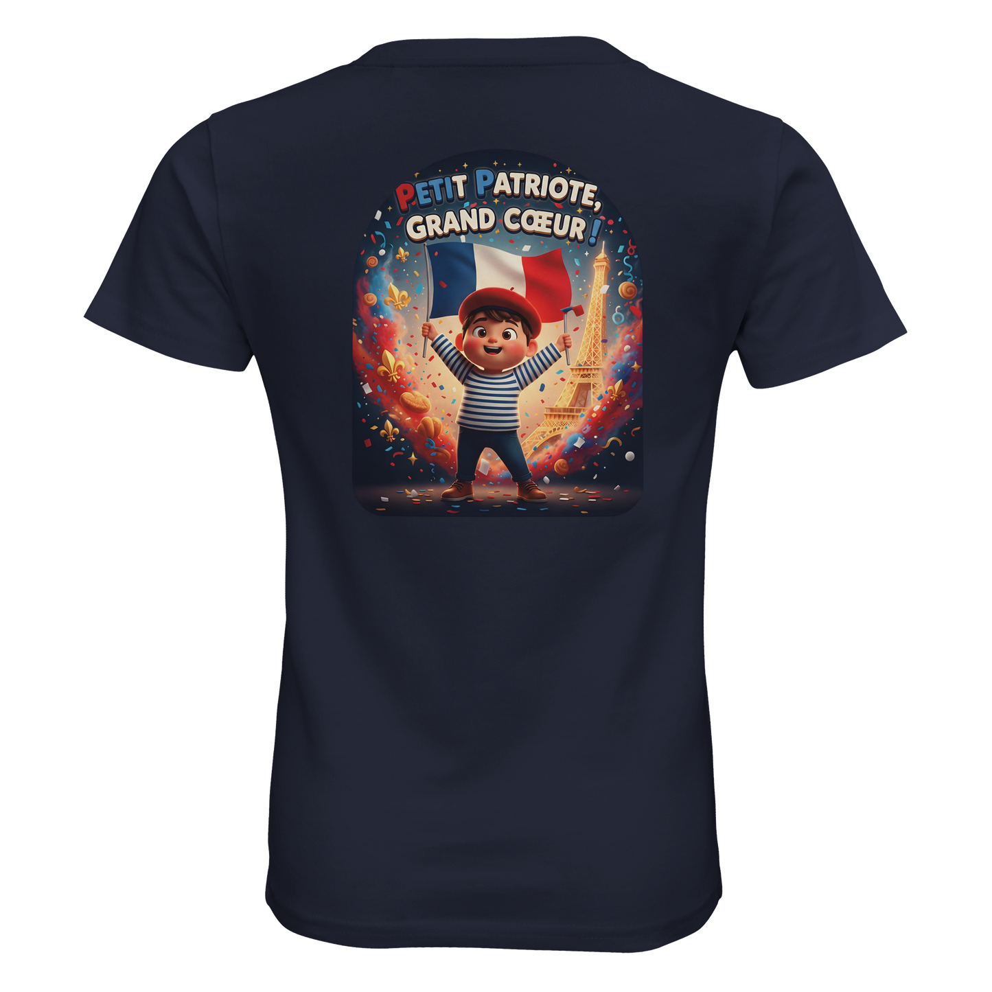 T-shirt Garçon Petit Patriote - Coton Bio Premium