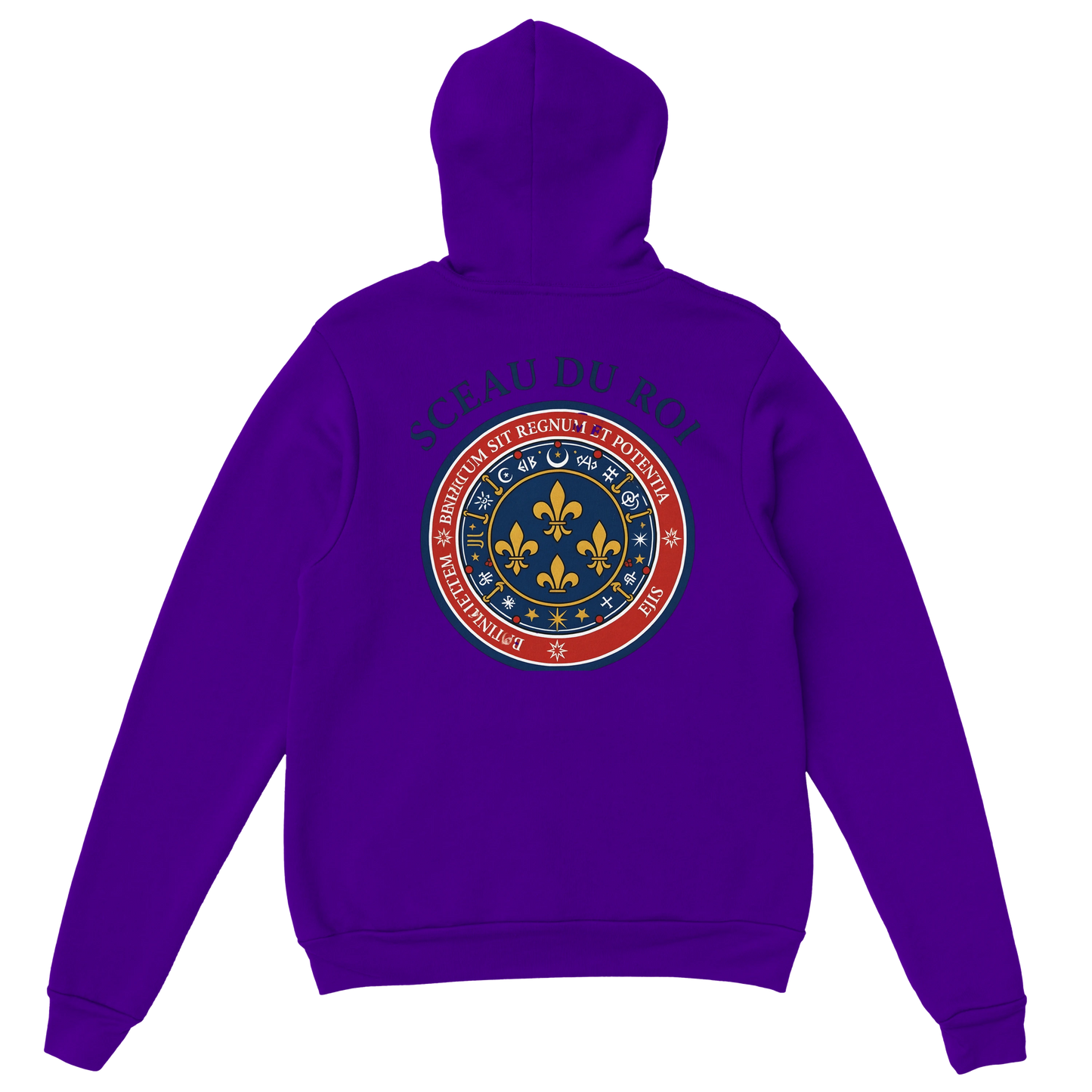 Sweat à capuche Le Sceau du Roi pour homme – Hoodie premium en coton mélangé