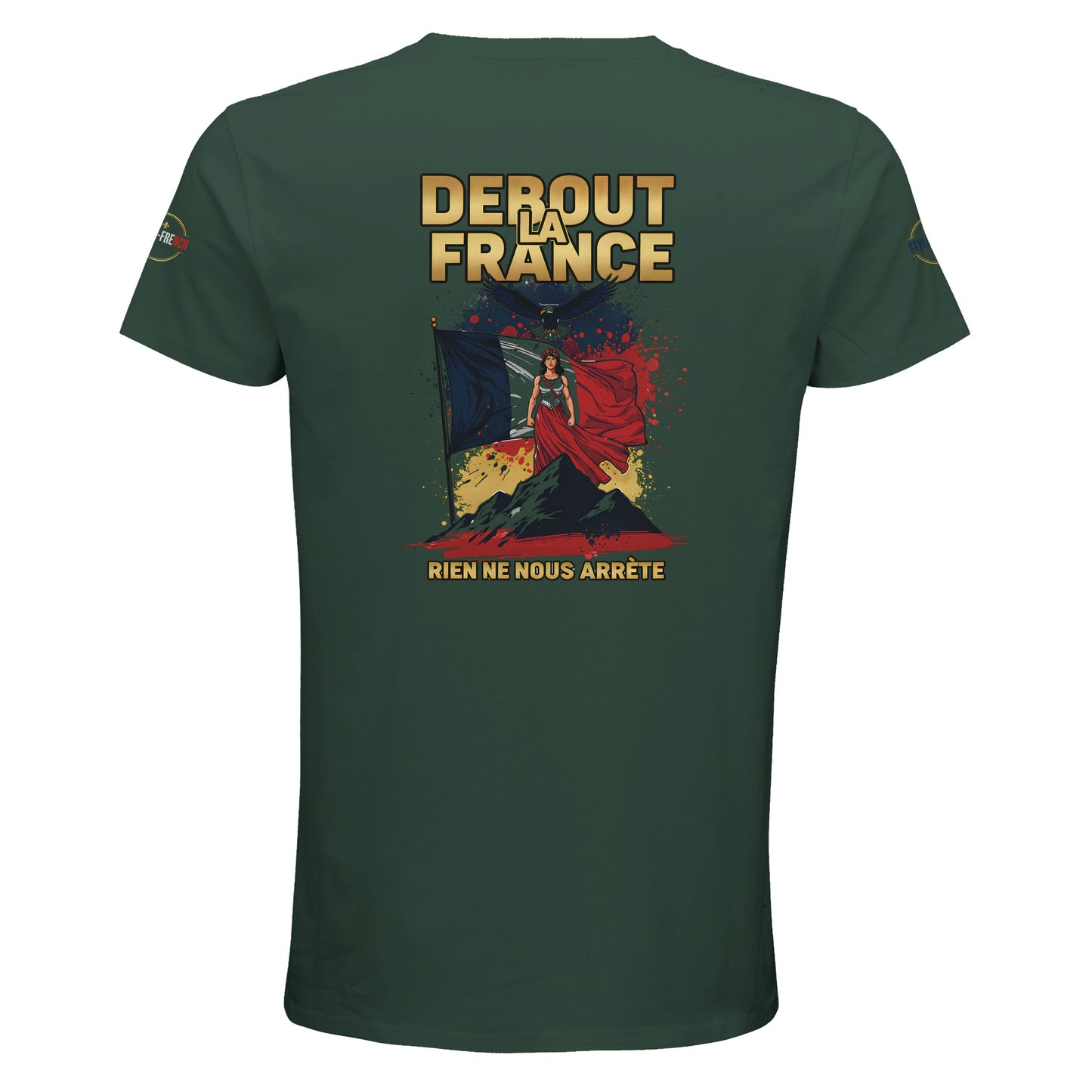 T-shirt Femme Debout la France – 100% Coton Bio