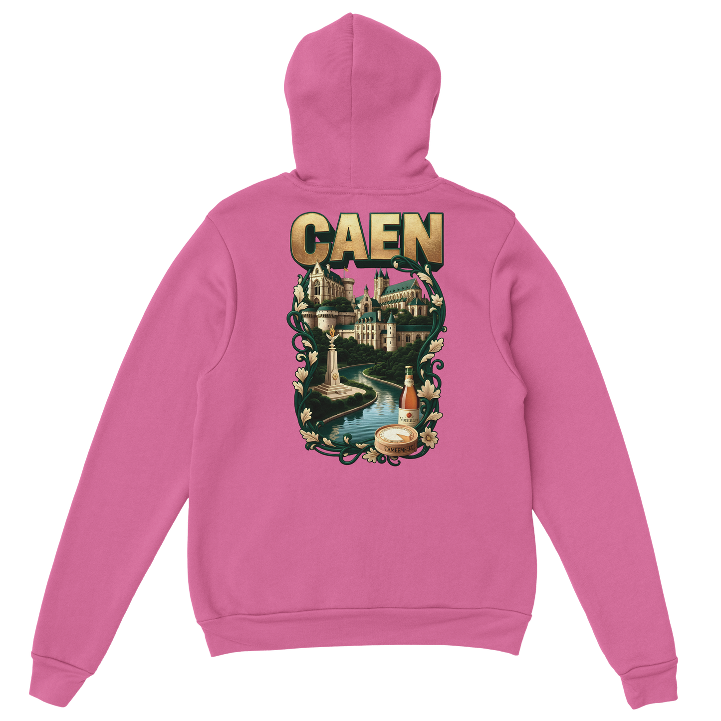 Sweat à capuche Caen - Ville de France - Unisexe Premium