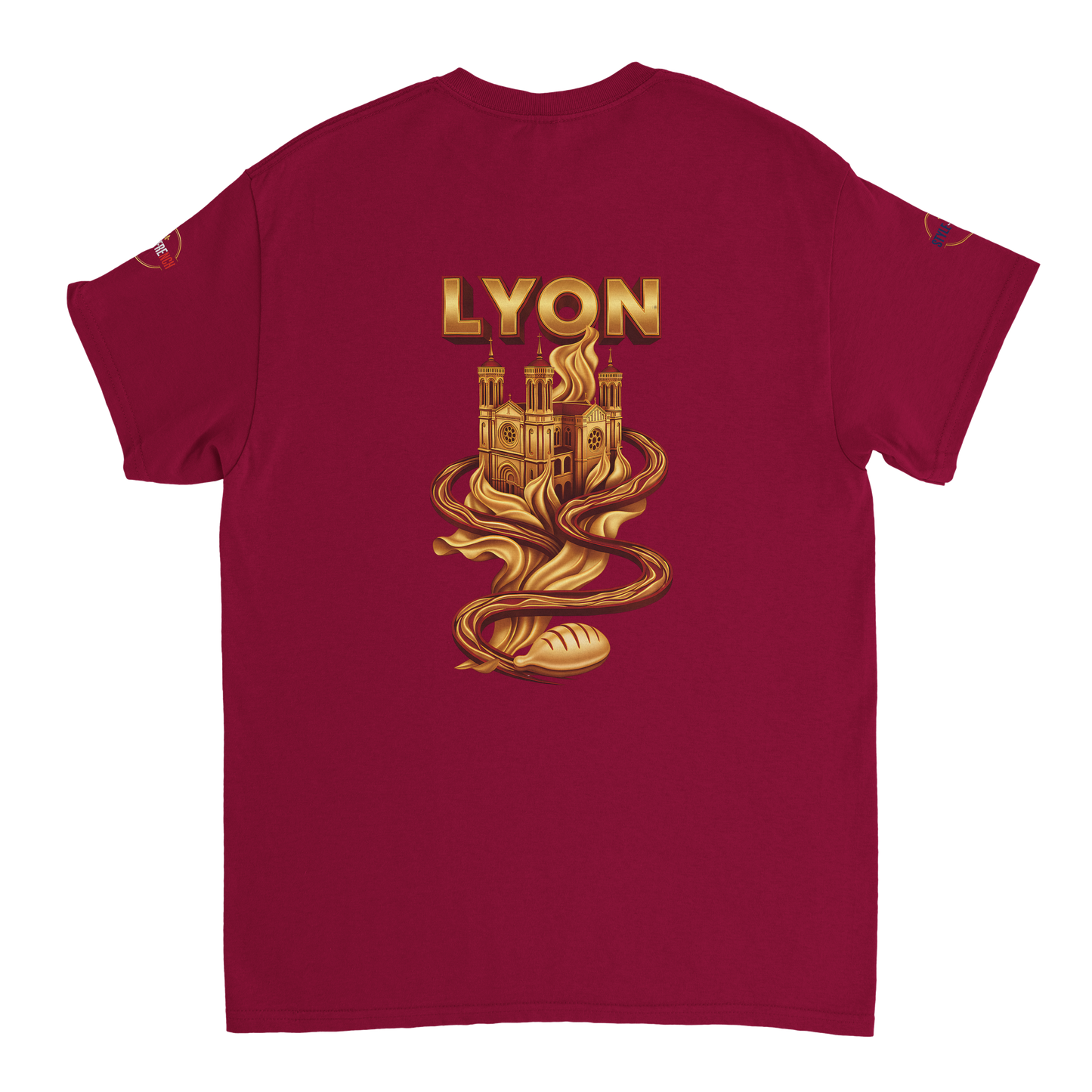 T-Shirt Unisexe Lyon - Design Ville de France - 100% Coton