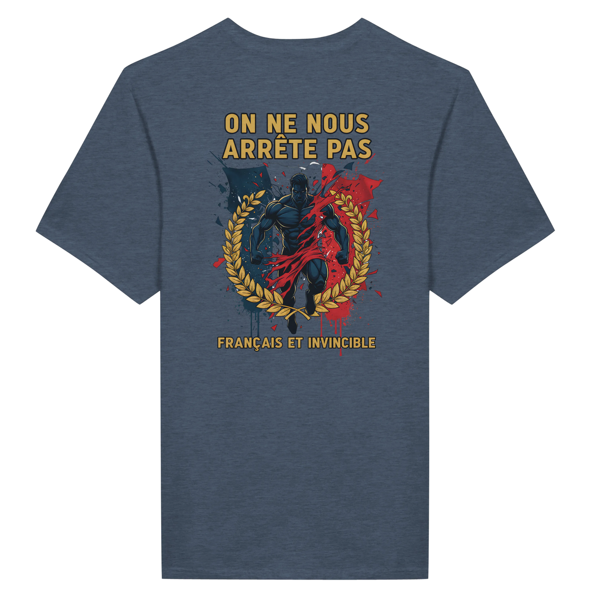 T-shirt Homme « On Nous Arrête Pas » - Classique Ras du Cou Gildan 64000