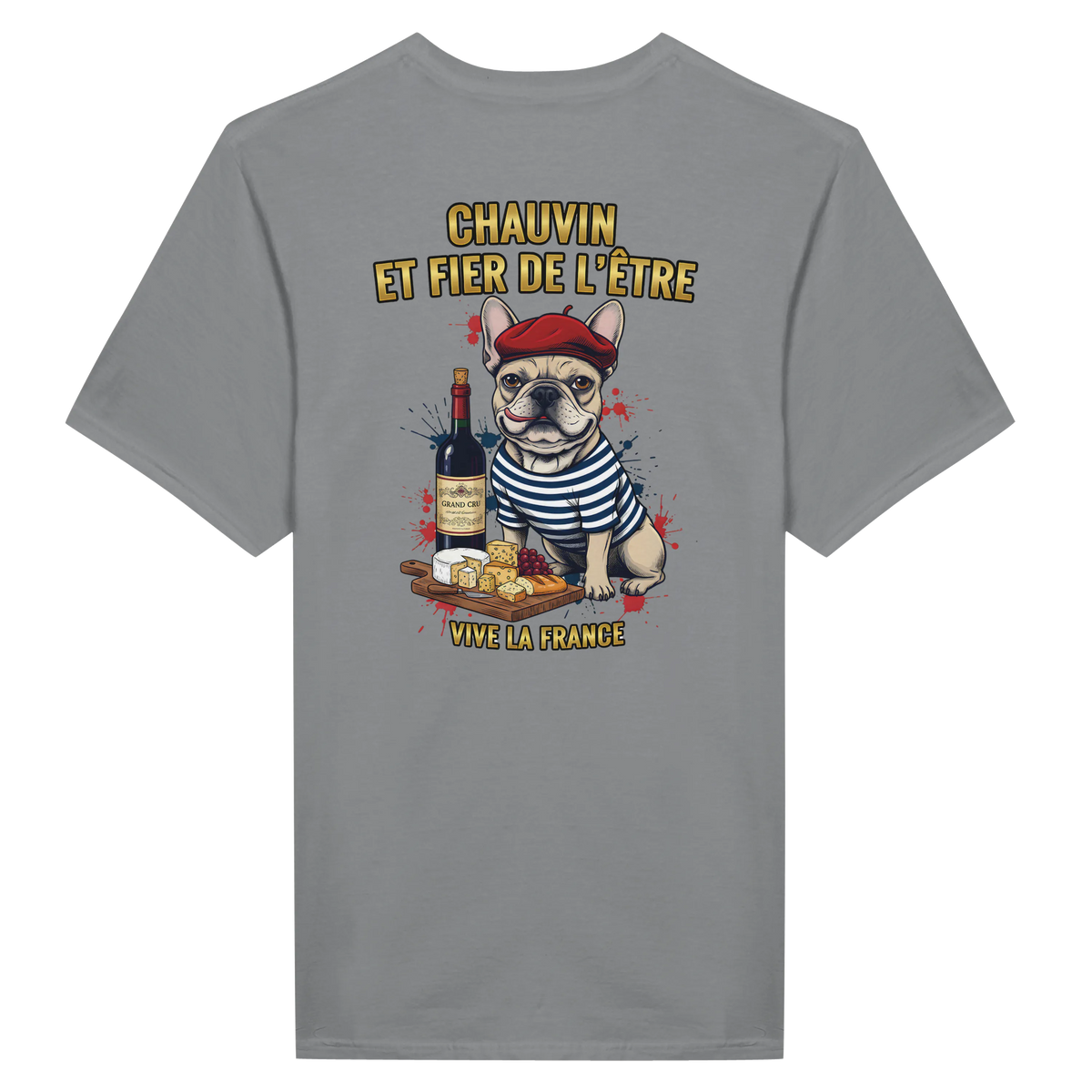 T-shirt Homme Chauvin et Fier de l'Être - Classique Ras du Cou Gildan 64000