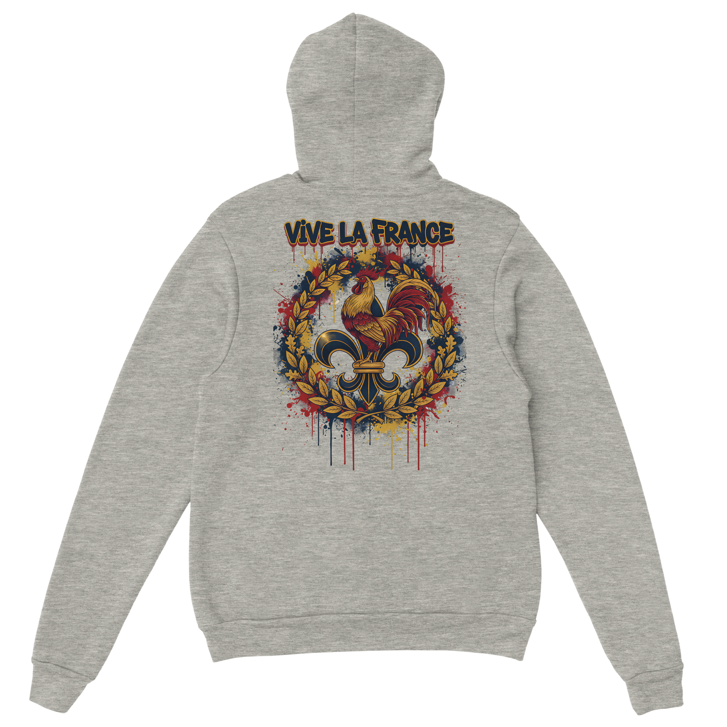 Sweat à Capuche Homme Vive la France – Confort et Style Tricolore