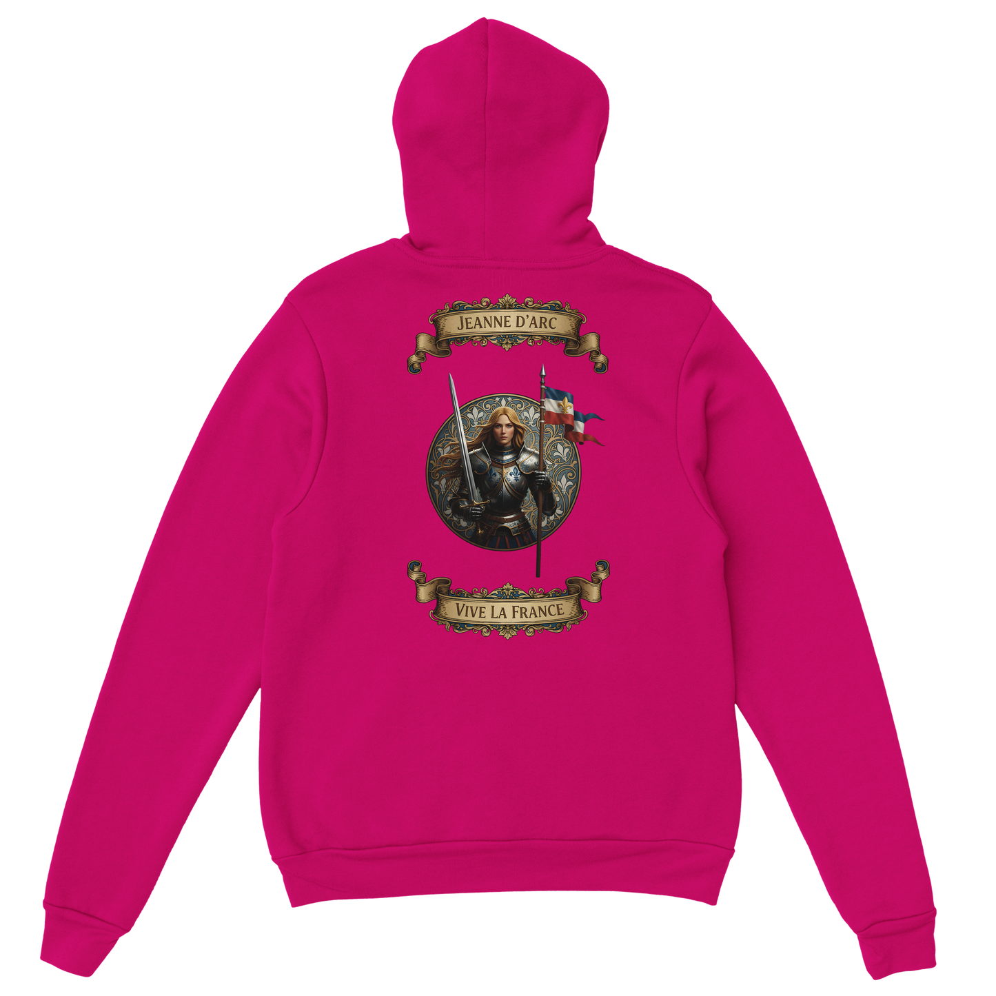 Sweat à Capuche Femme Jeanne d'Arc - Hoodie Confortable et Résistant