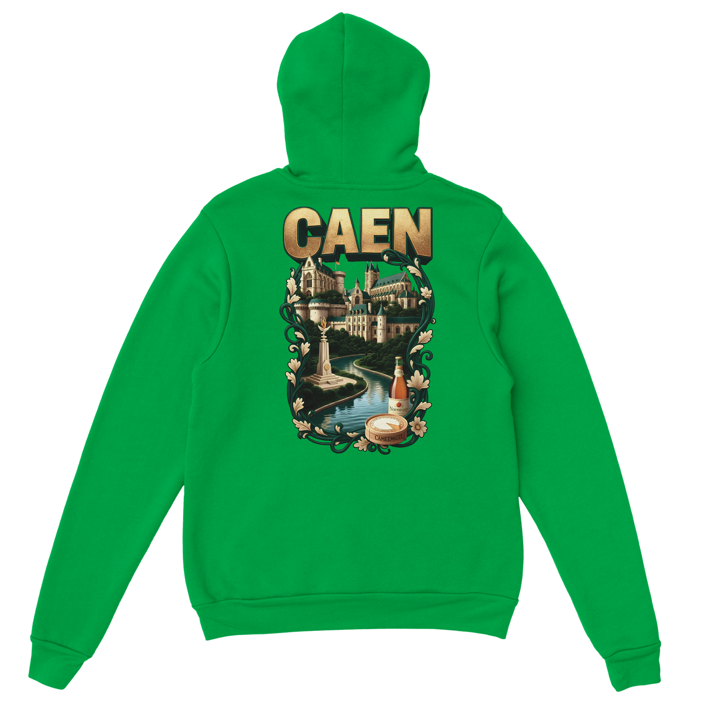 Sweat à capuche Caen - Ville de France - Unisexe Premium