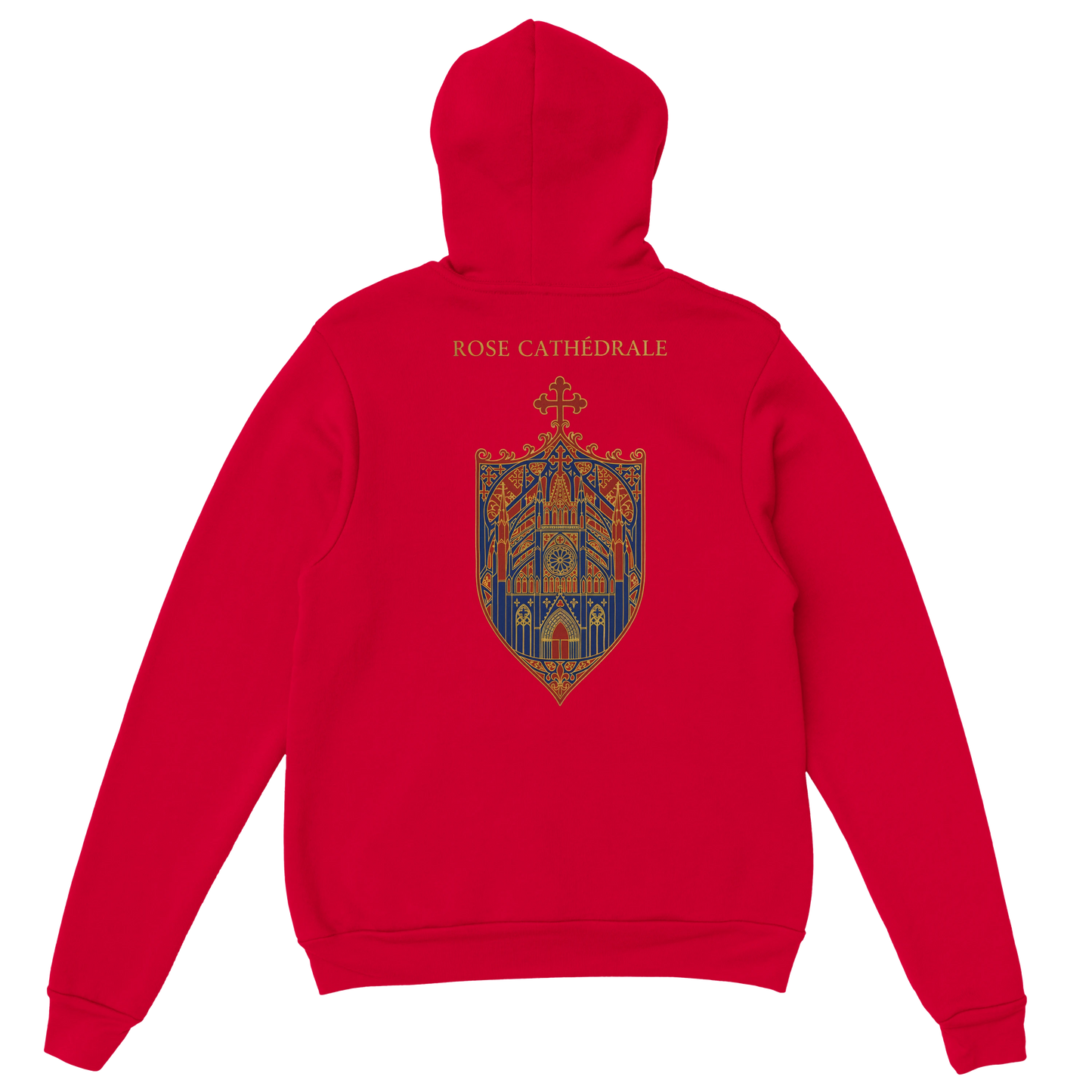 Sweat à capuche femme Rose Cathédrale – Confort Premium