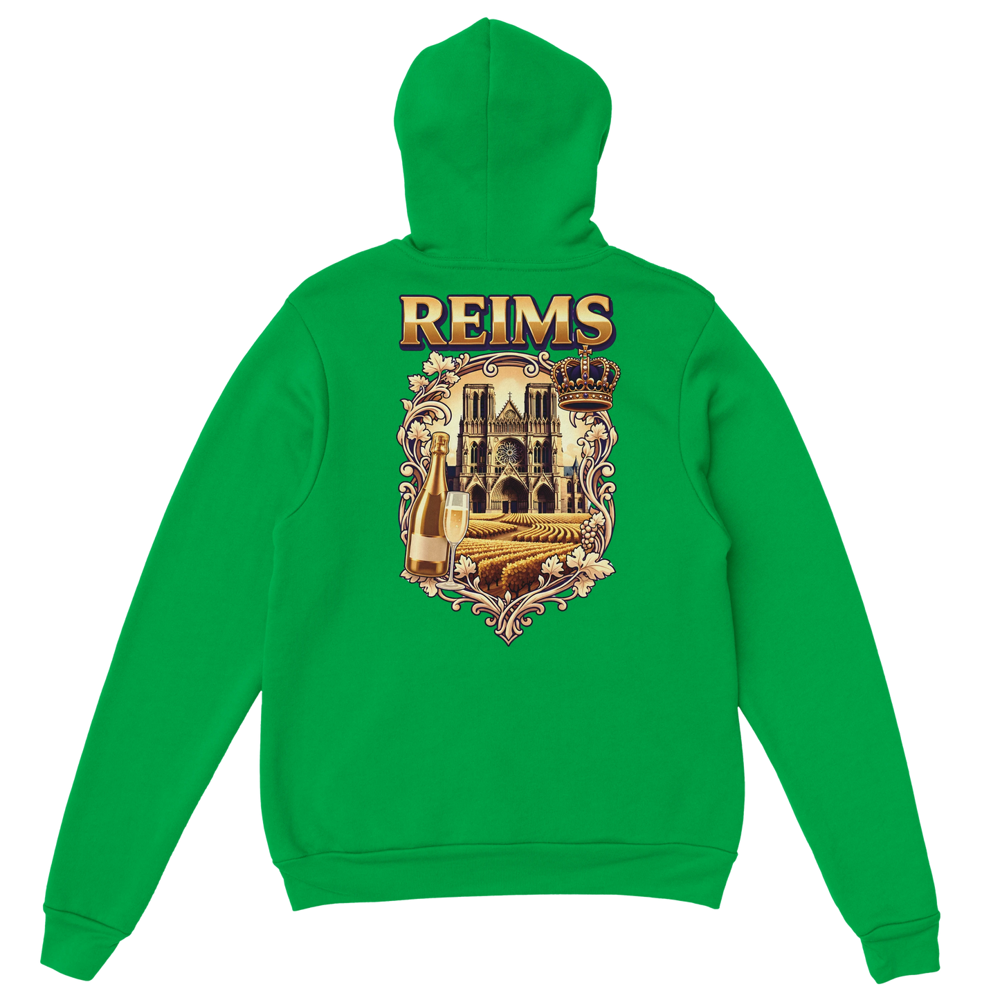 Sweat à capuche unisexe Reims - Confort premium avec conseils d'entretien