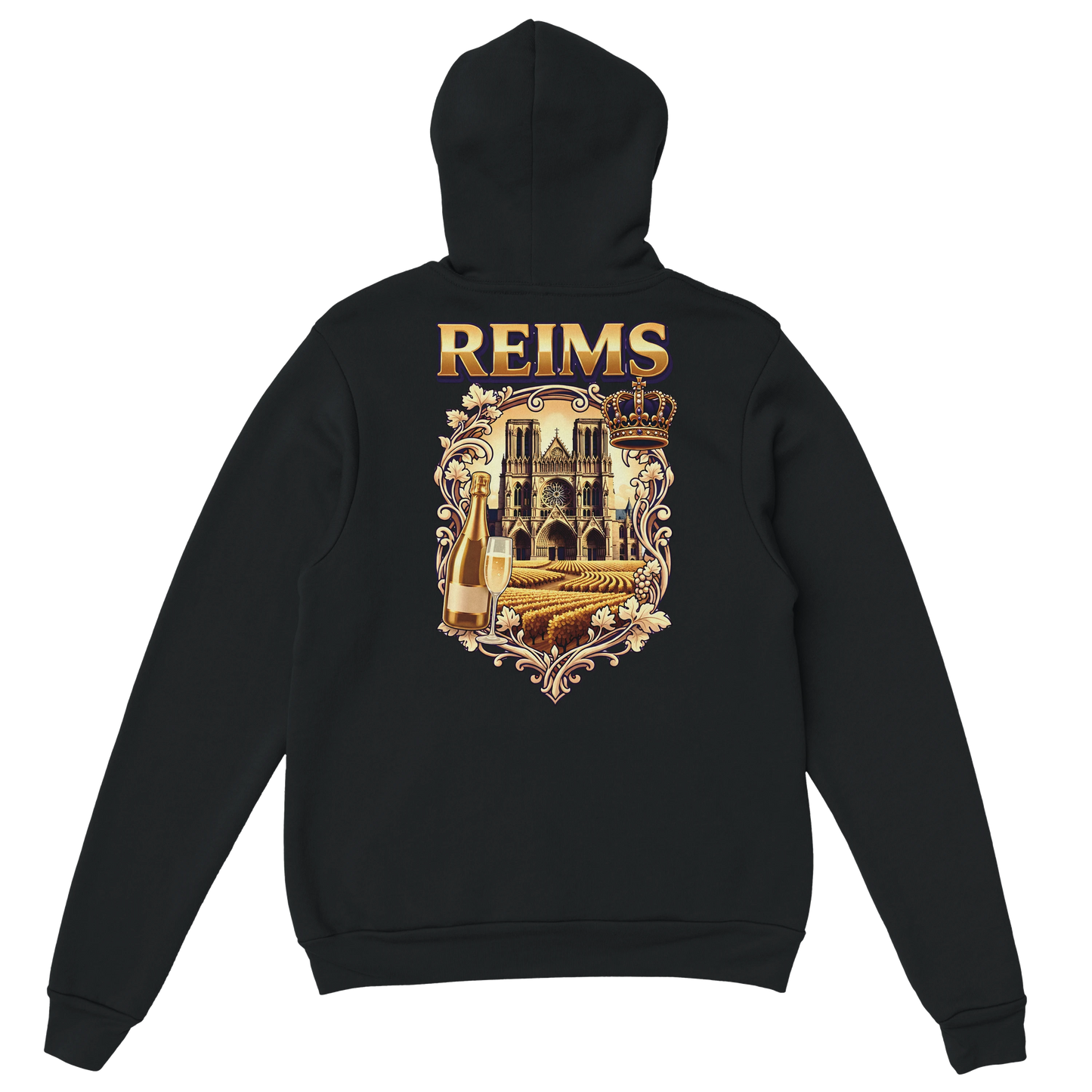 Sweat à capuche unisexe Reims - Confort premium avec conseils d'entretien