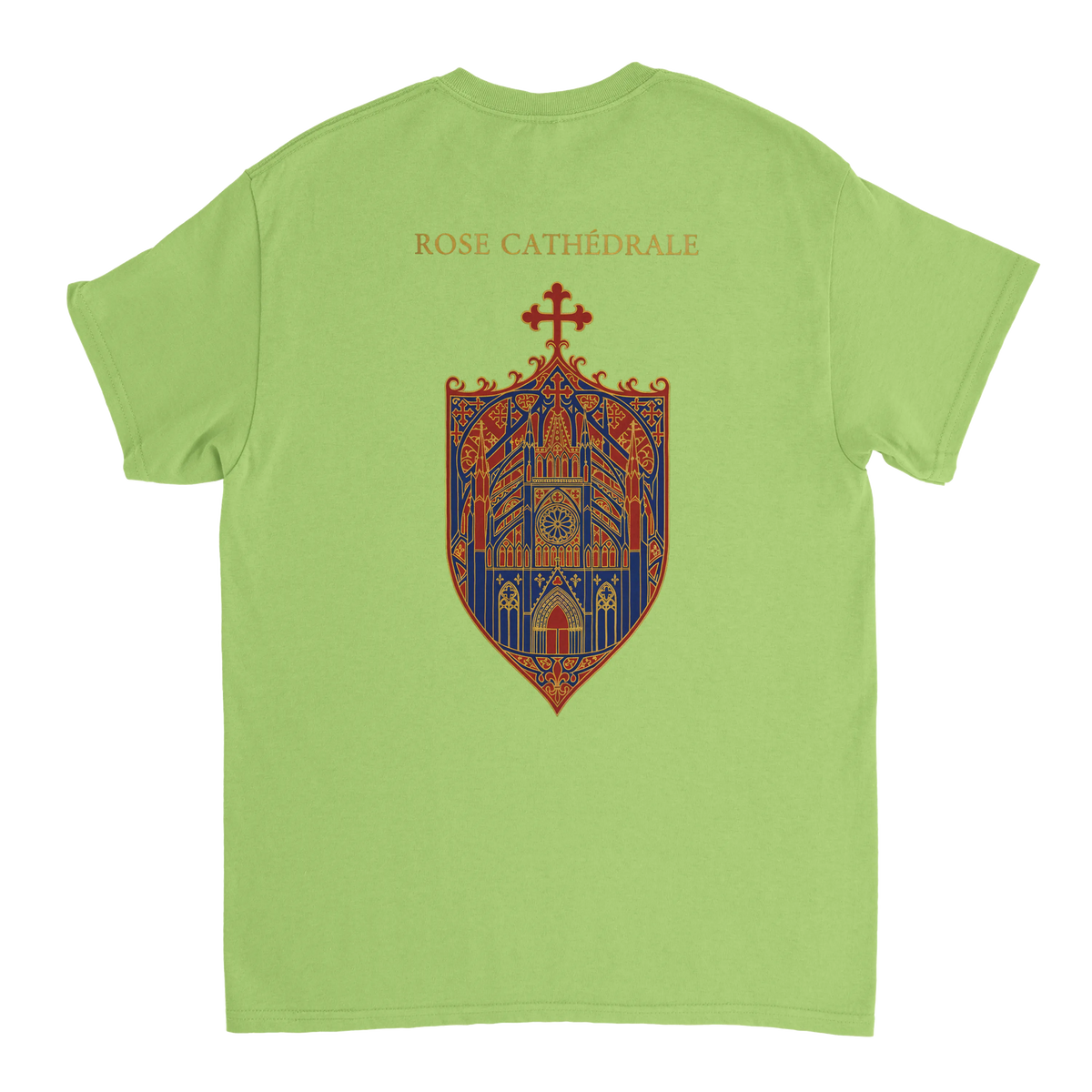 T-Shirt Femme Rose Cathédrale | Gildan 5000 Coton Épais