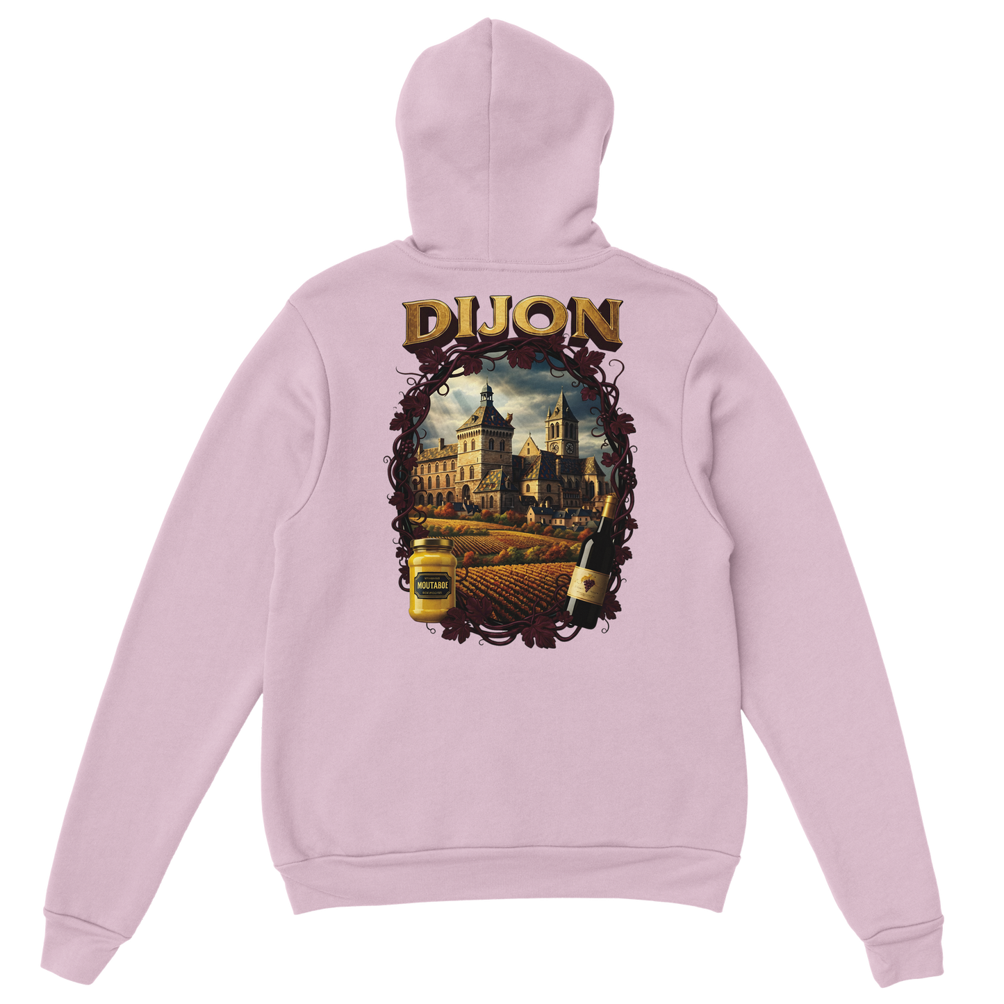 Sweat à Capuche Unisexe Dijon – Ville de France – Confort Premium