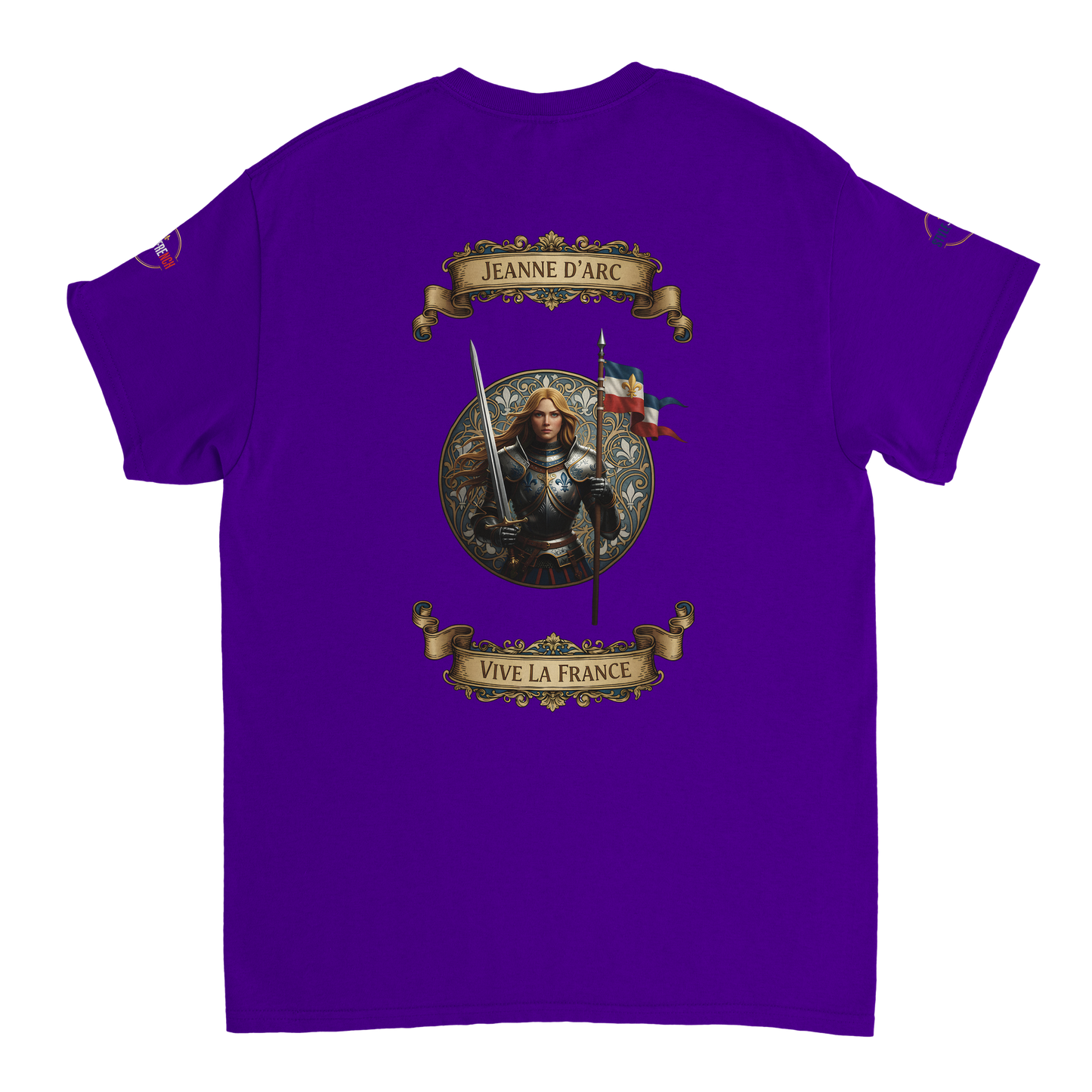 T-shirt Femme Jeanne d'Arc - Symbole Iconique en Coton Premium