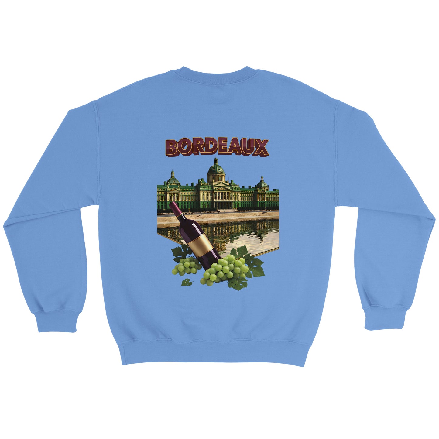 Sweat-shirt Unisexe Bordeaux Ville de France – Classique et Confortable