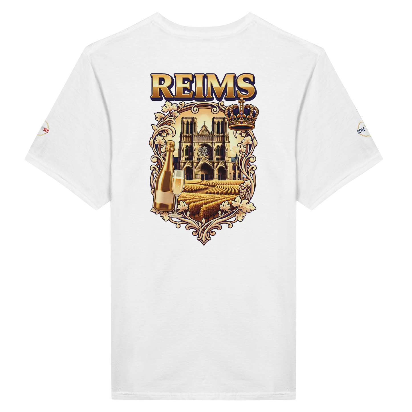 T-shirt Unisexe Reims - Ville de France - Design Premium