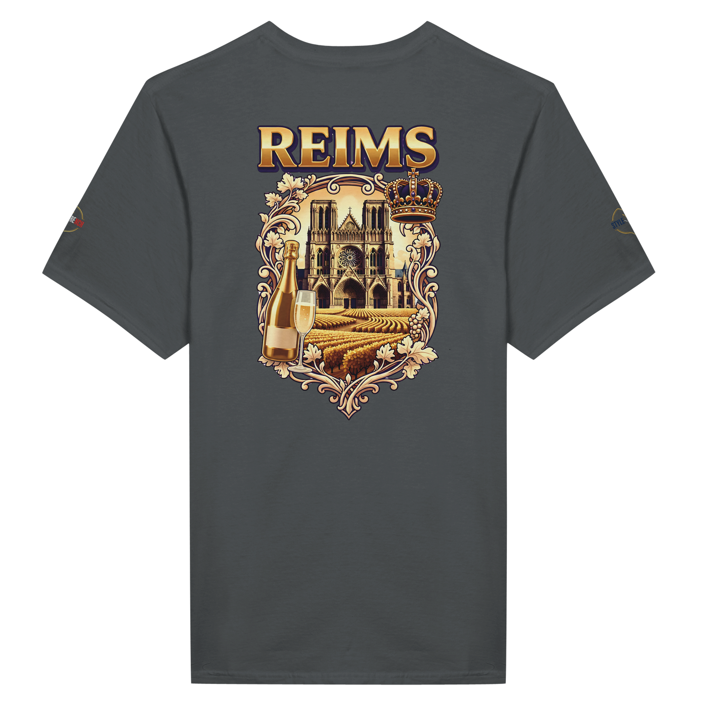 T-shirt Unisexe Reims - Ville de France - Design Premium