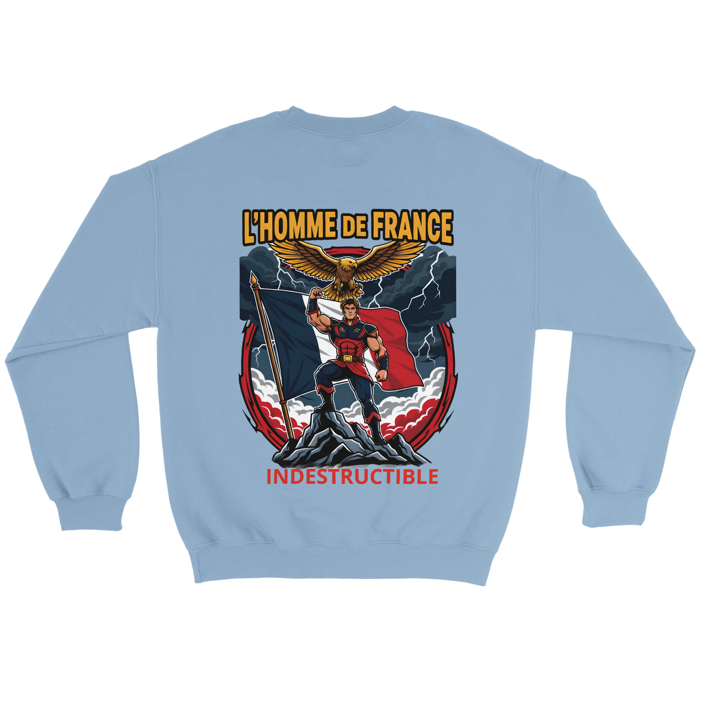 Sweat-shirt Homme France - Premium Cotton Blend Crewneck