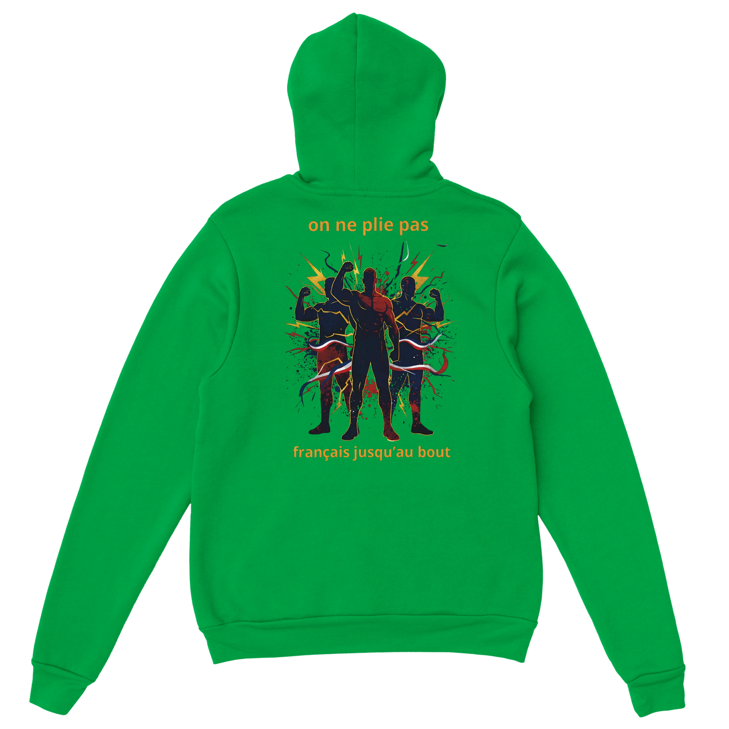 Sweat à capuche homme - Français jusqu'au bout - Confort premium