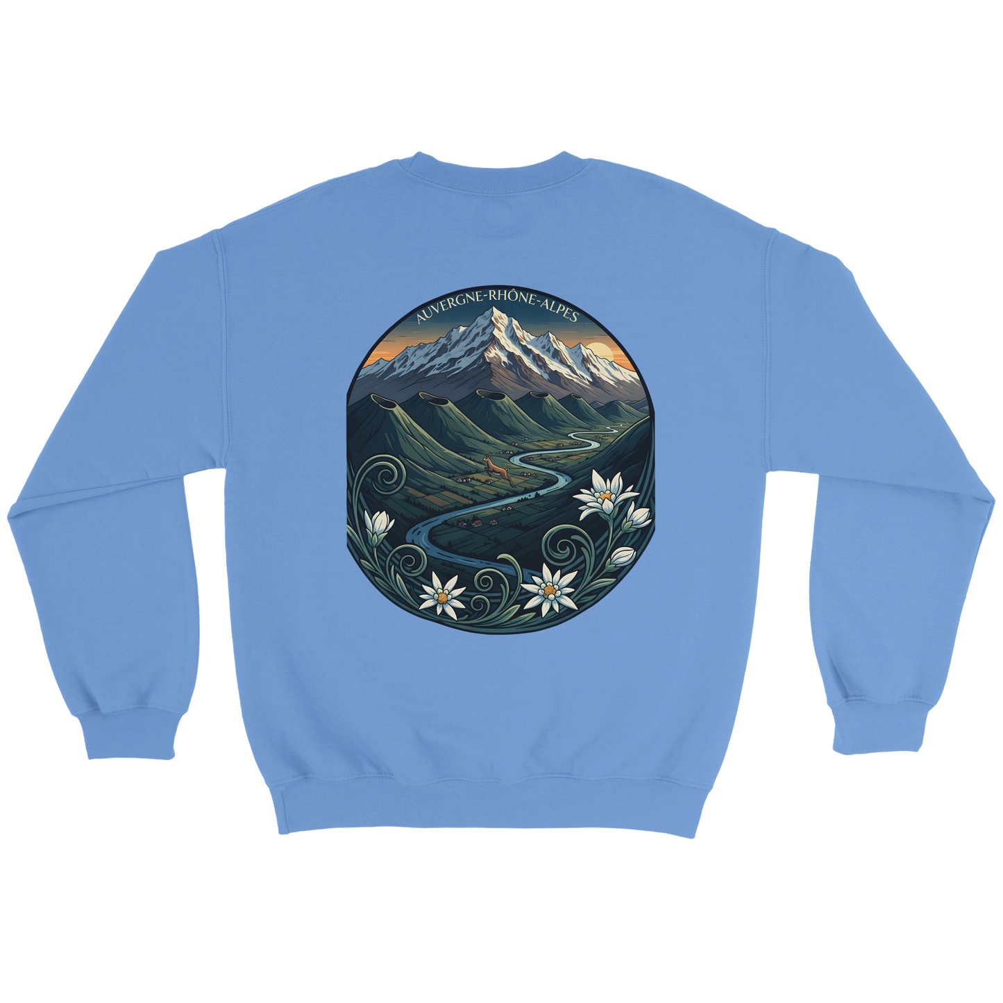 Sweat-shirt Unisexe Auvergne-Rhône-Alpes – Confort Classique