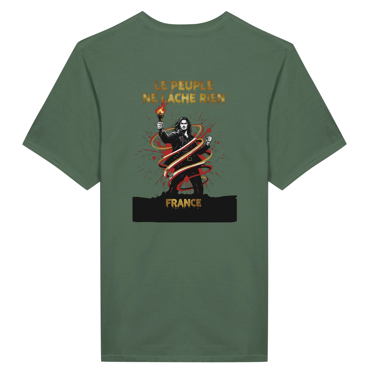 T-shirt Le Peuple Ne Lâche Rien – T-shirt Activiste Premium