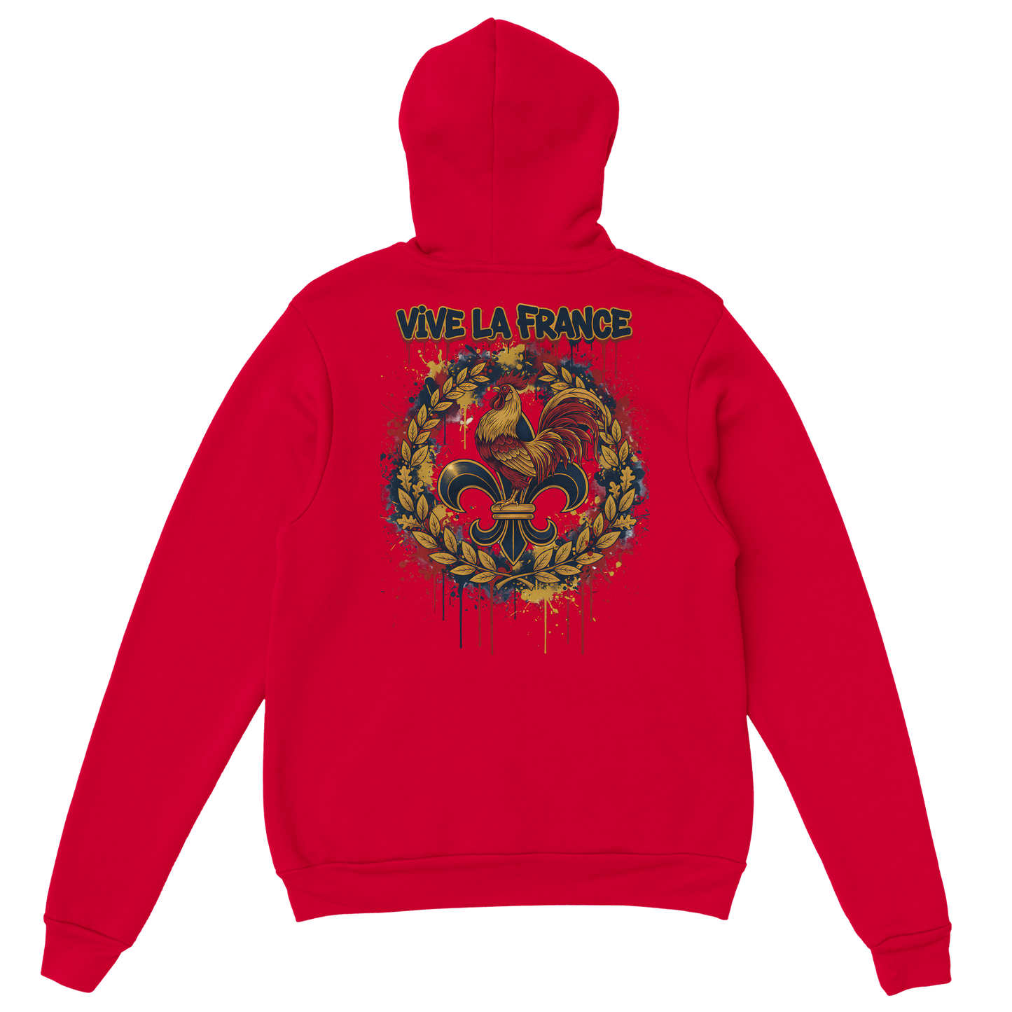 Sweat à Capuche Homme Vive la France – Confort et Style Tricolore