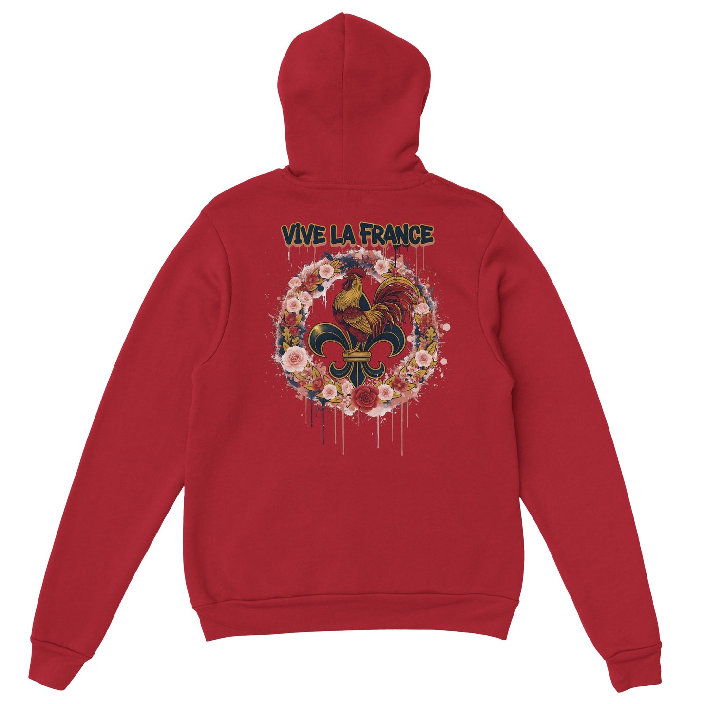 Sweat à capuche femme  Vive la France – Hoodie Premium Confortable et Résistant