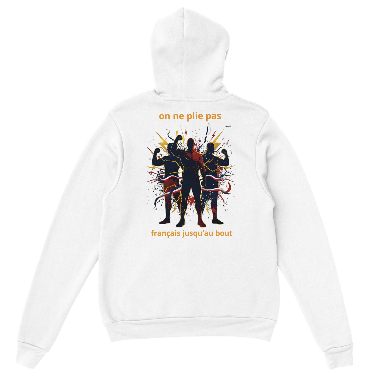 Sweat à capuche homme - Français jusqu'au bout - Confort premium