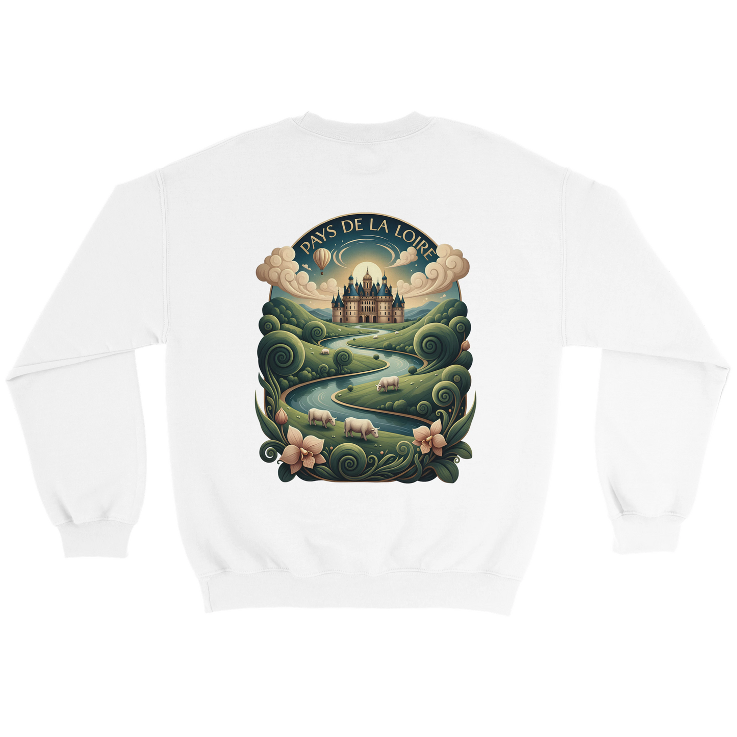 Sweat-shirt Unisexe Pays de la Loire – Confort Premium et Coupe Classique