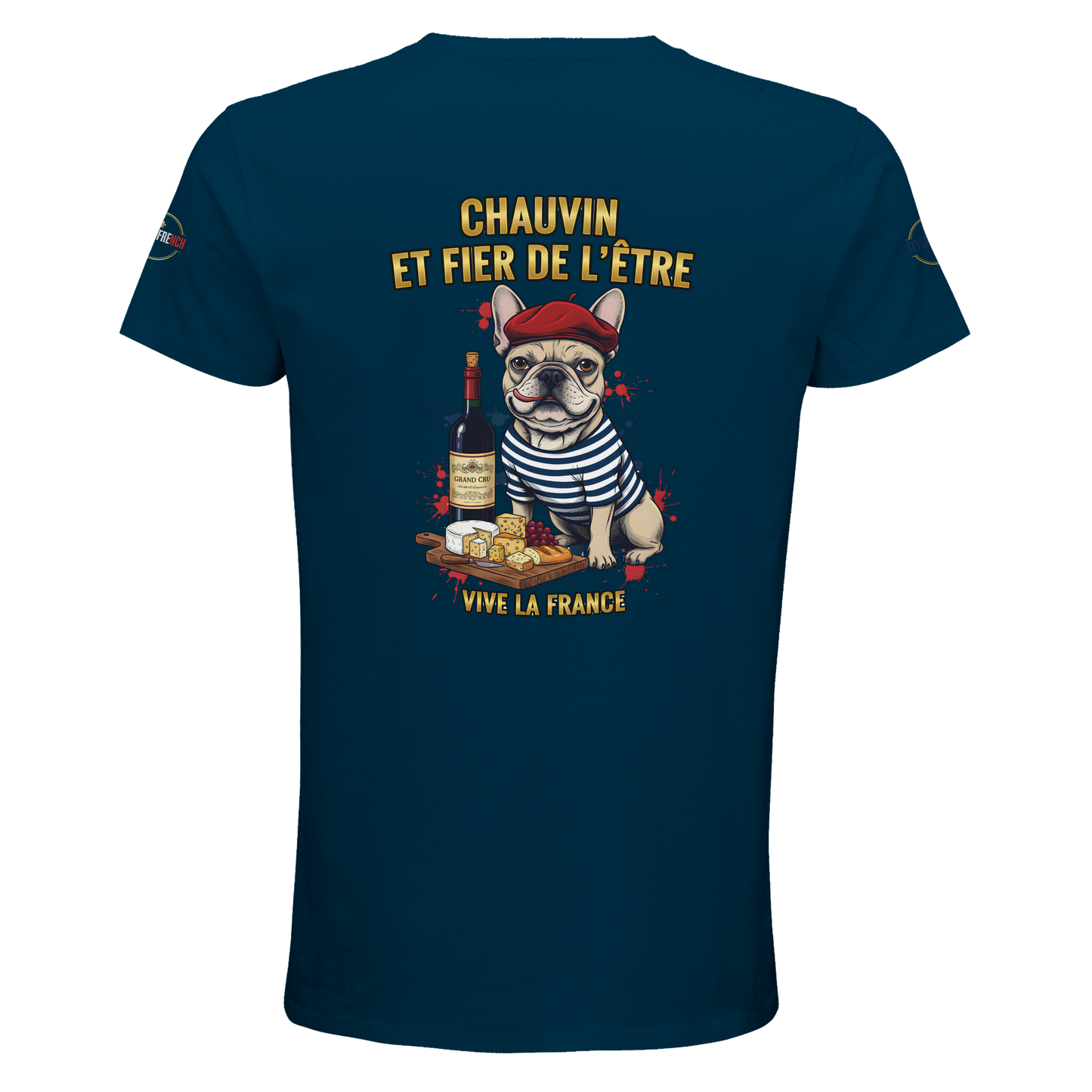 T-shirt Homme Chauvin et Fier de l'Être - 100% Coton Bio