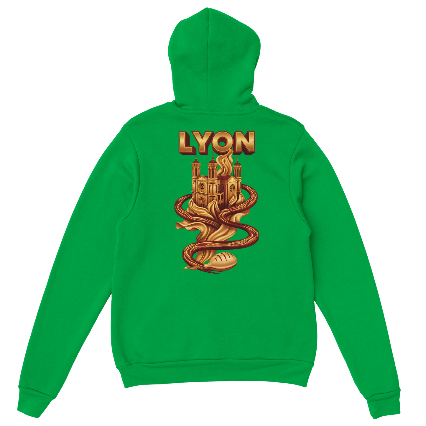 Sweat à Capuche Unisexe Lyon – Design Ville de France