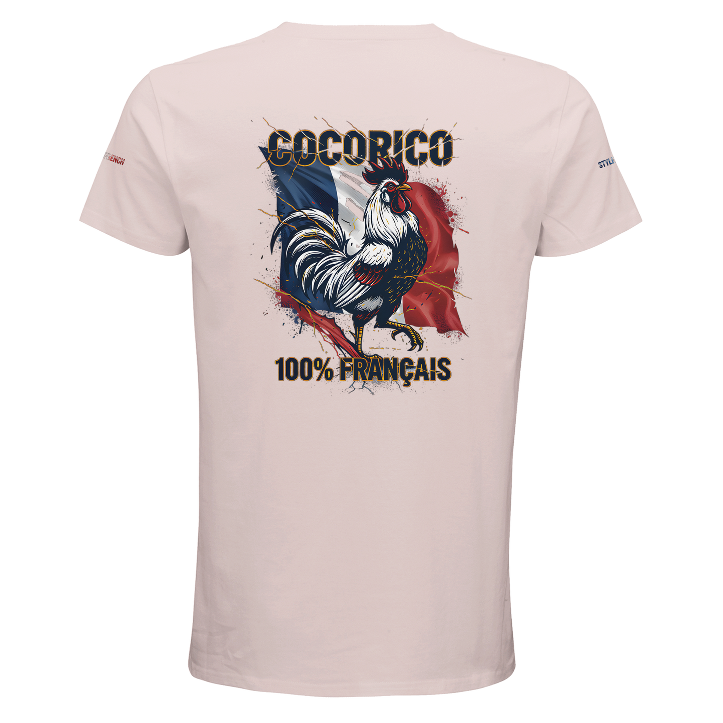 T-shirt Homme Cocorico - Coton Bio Premium à Col Rond