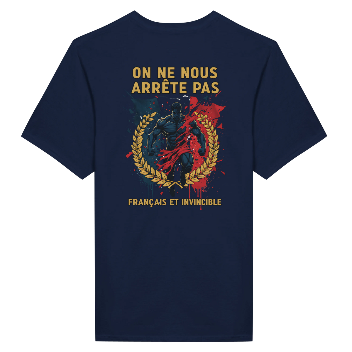 T-shirt Homme « On Nous Arrête Pas » - Classique Ras du Cou Gildan 64000