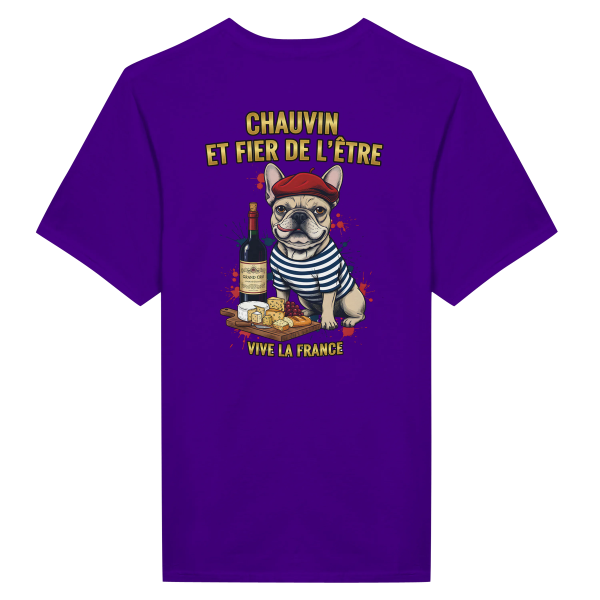 T-shirt Homme Chauvin et Fier de l'Être - Classique Ras du Cou Gildan 64000