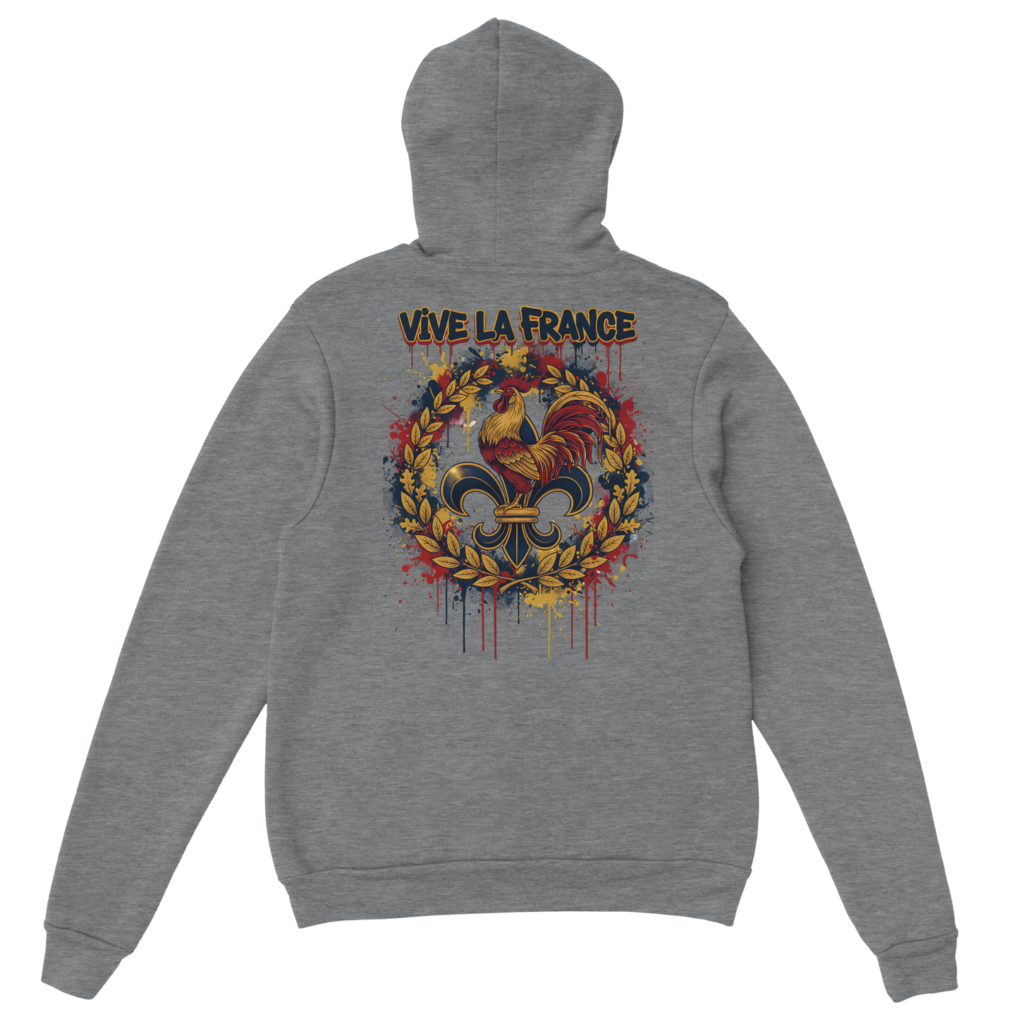 Sweat à Capuche Homme Vive la France – Confort et Style Tricolore