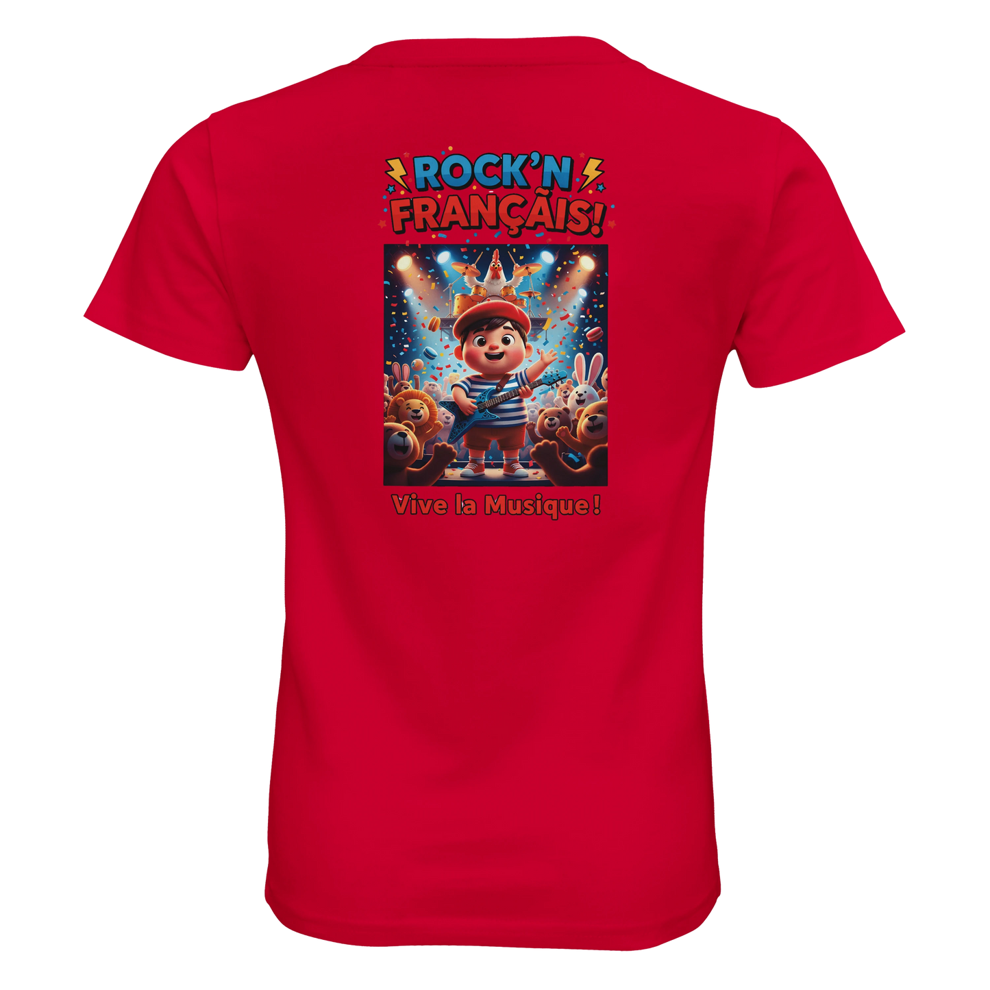 T-shirt Garçon Rock'n Français – Coton Bio Confortable