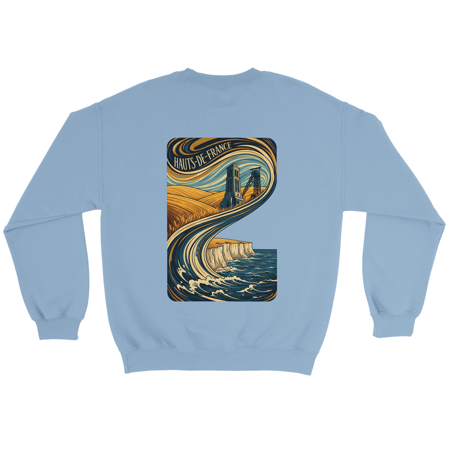 Sweat-shirt Unisexe Haut de France - Confort Premium et Design Classique
