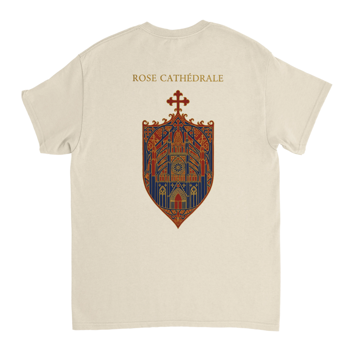 T-Shirt Femme Rose Cathédrale | Gildan 5000 Coton Épais